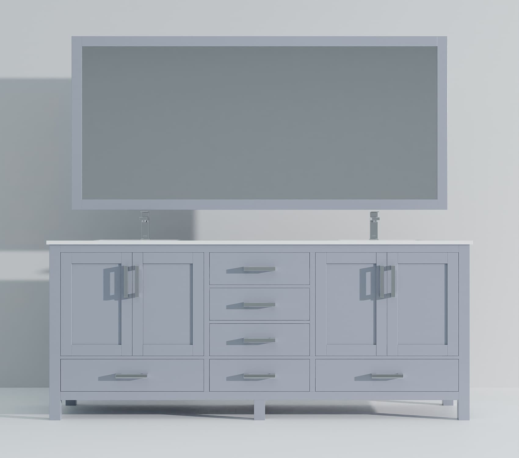 Lexora LJ342284DBWQM34 Bath-Vanity-Combo - View #9