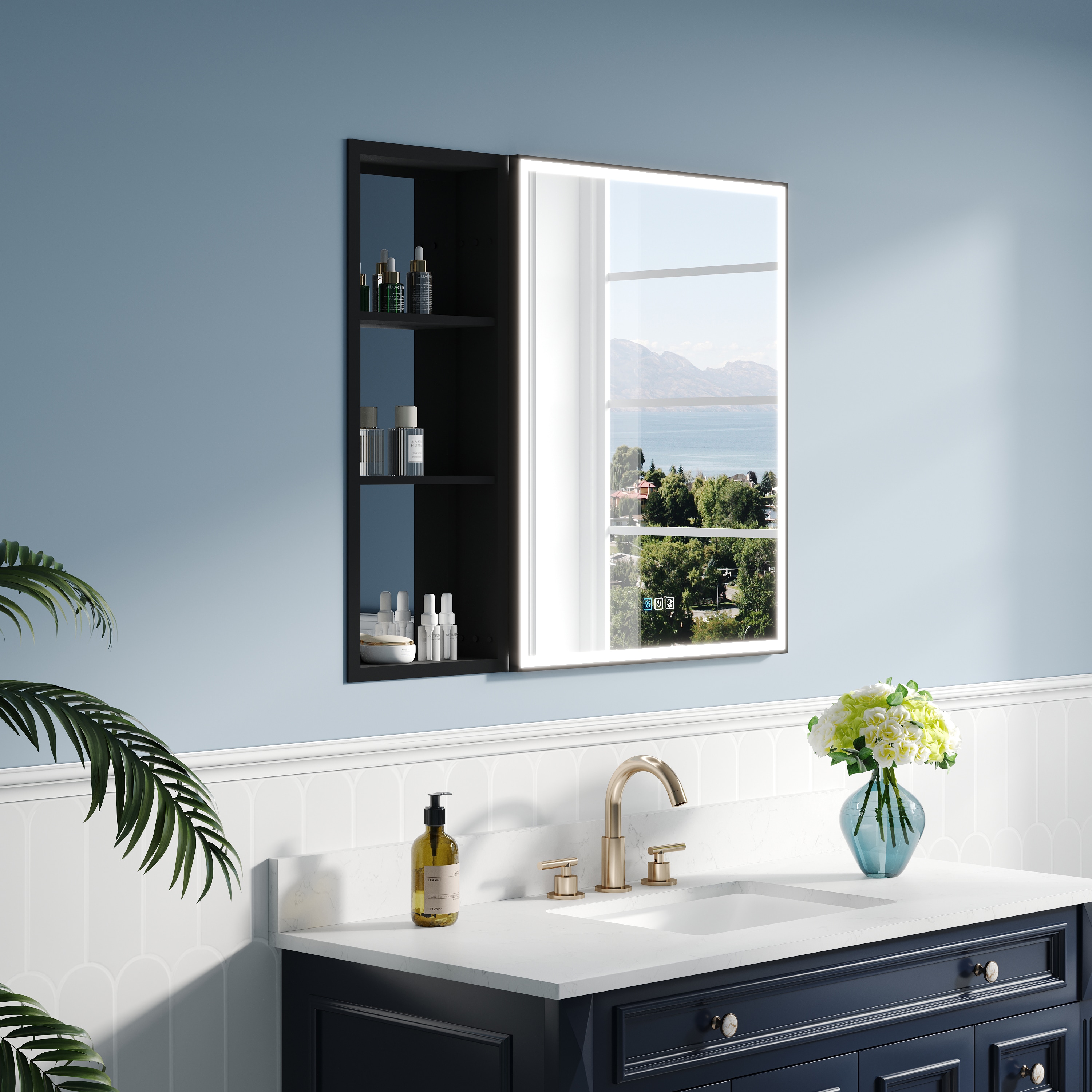 CALVON RC12-2430R-MC Bathroom-Medicine-Cabinets - View #11