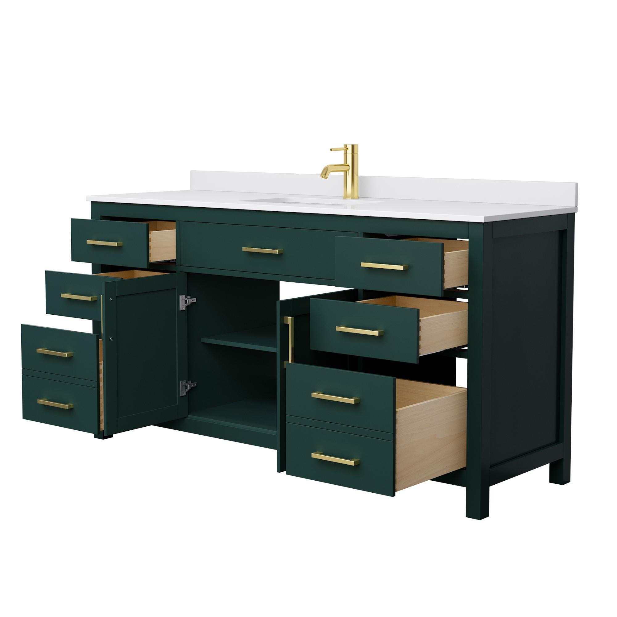 Wyndham Collection WCG242466SGDWCUNSMXX Bath-Vanity-Combo - View #3