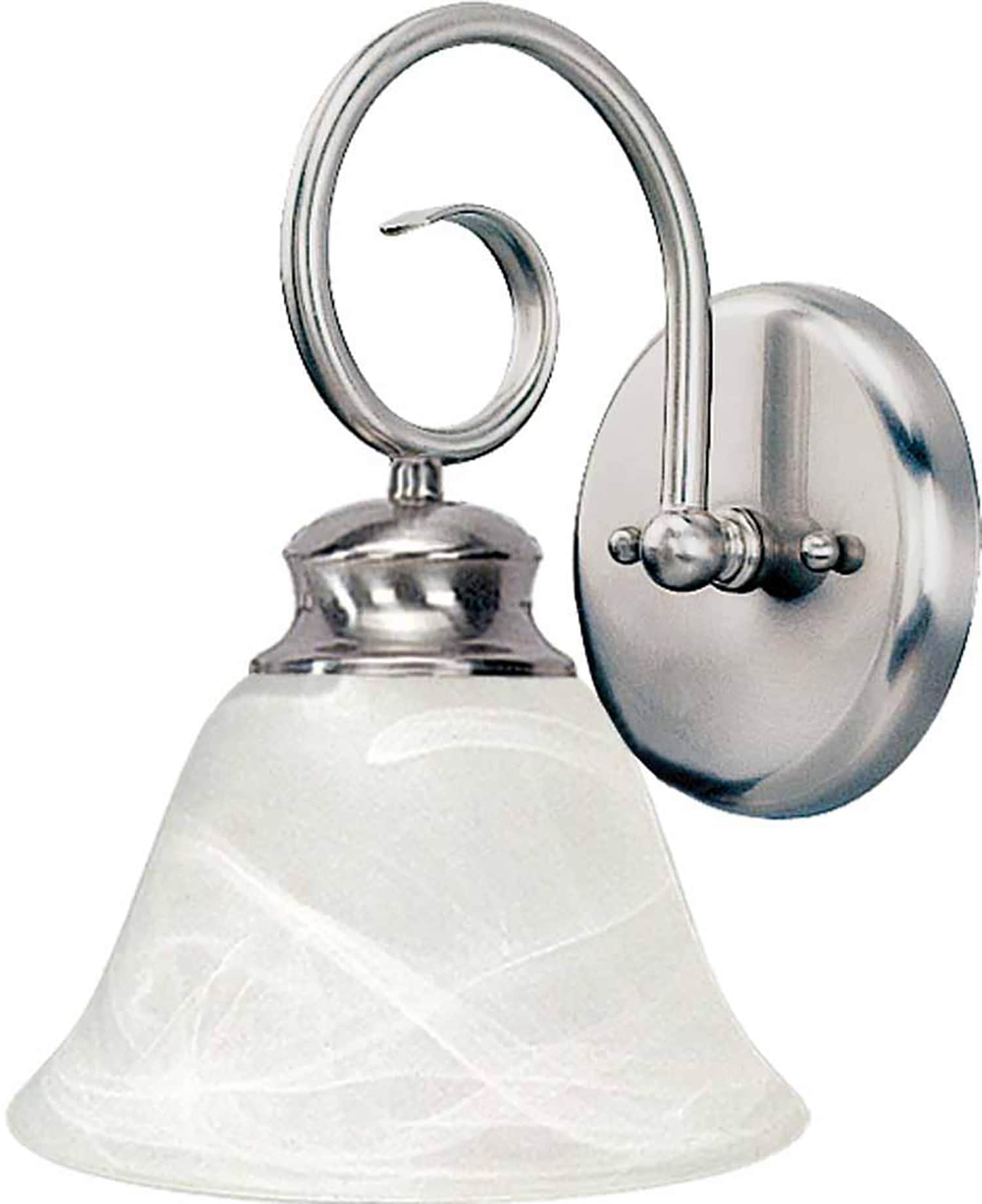 Volume Lighting V1081-33 Troy 8.0-in W 1 -Light Chrome Wall Sconce