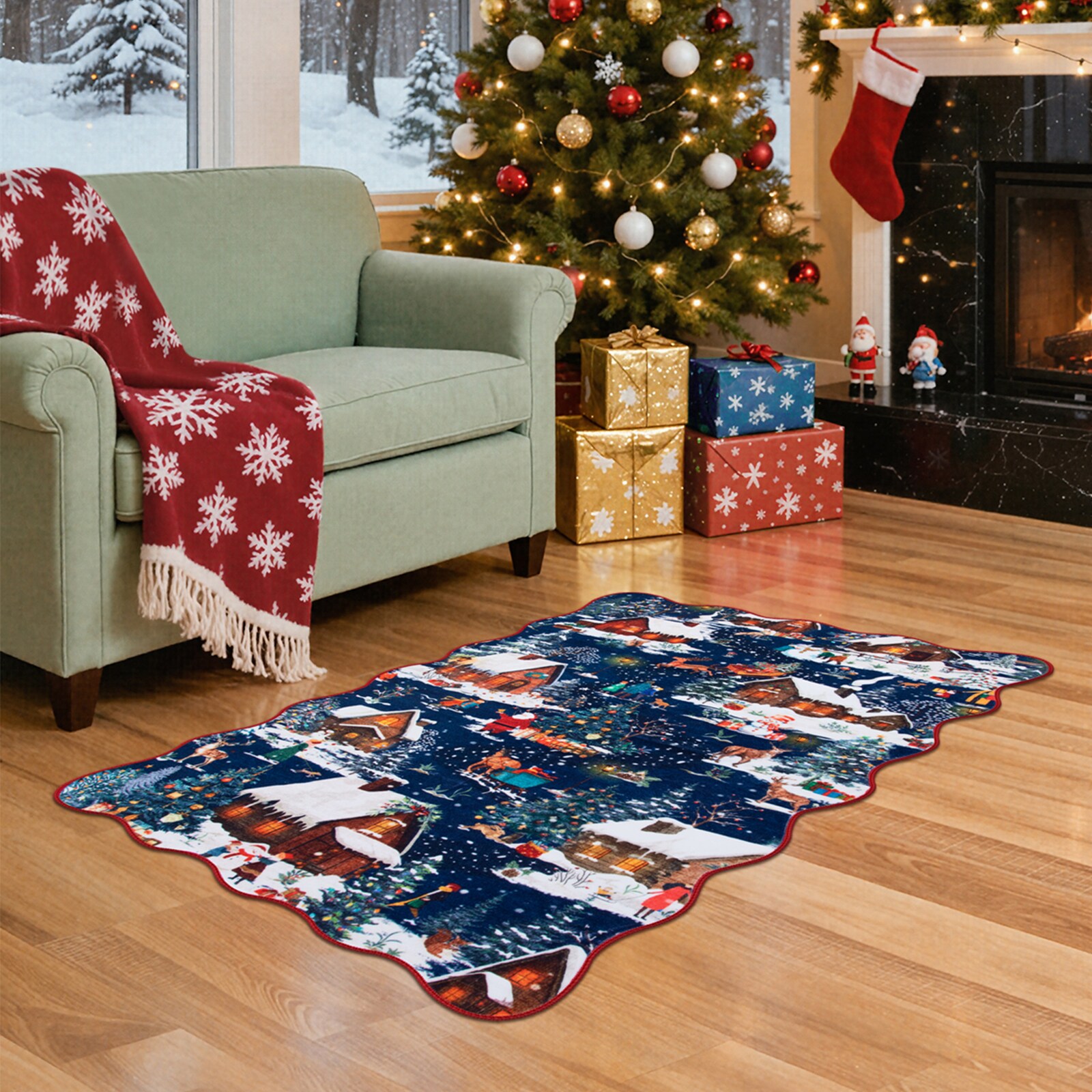 Lahome AR-DYR-684-BL3 rugs - View #3