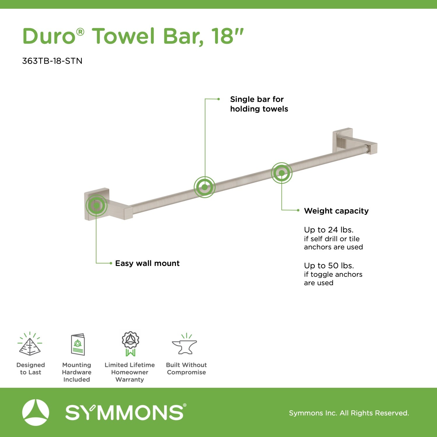 Symmons 363TB-18-STN d060350 - View #5
