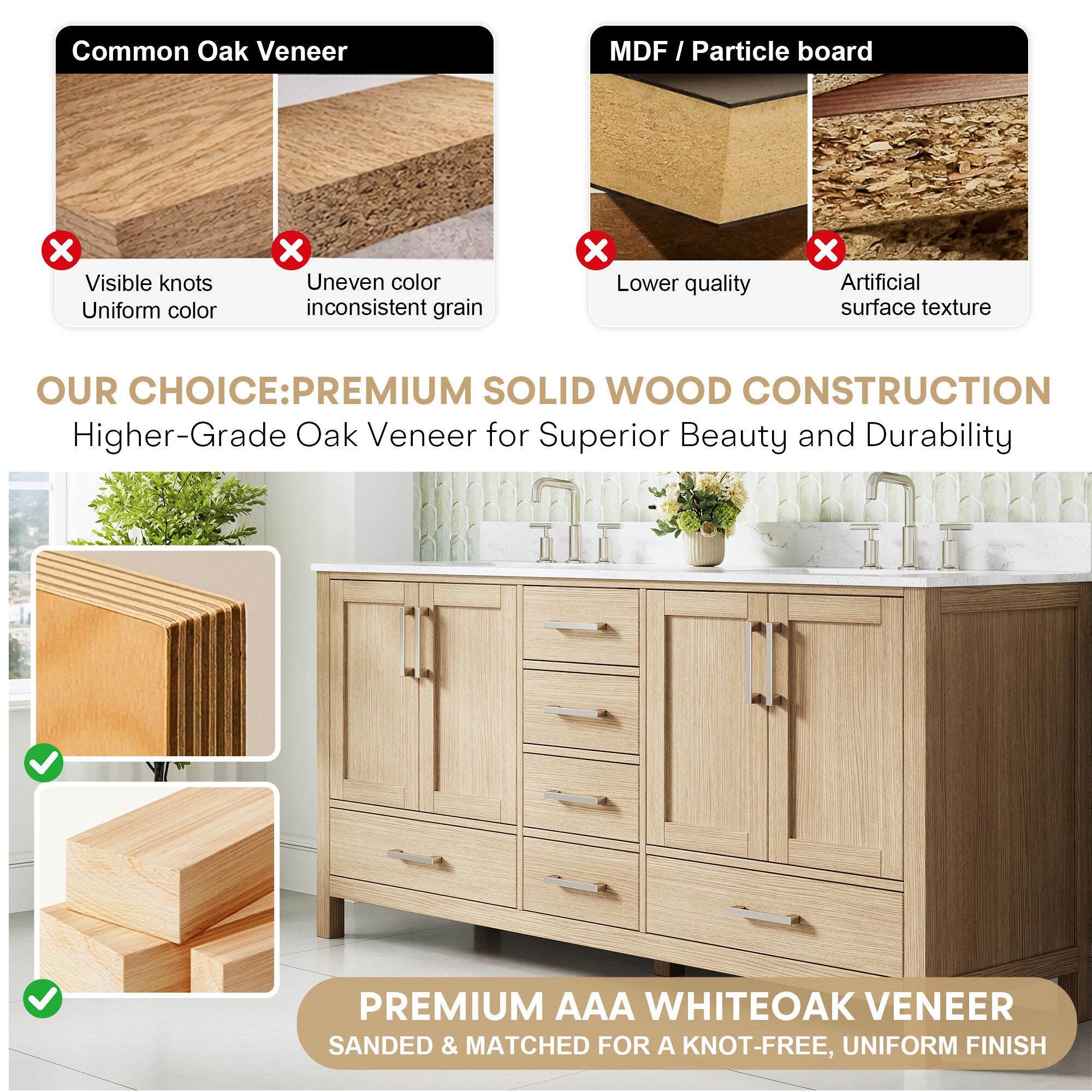 Iseryn FD72CNOAK Bath-Vanity-Combo - View #4