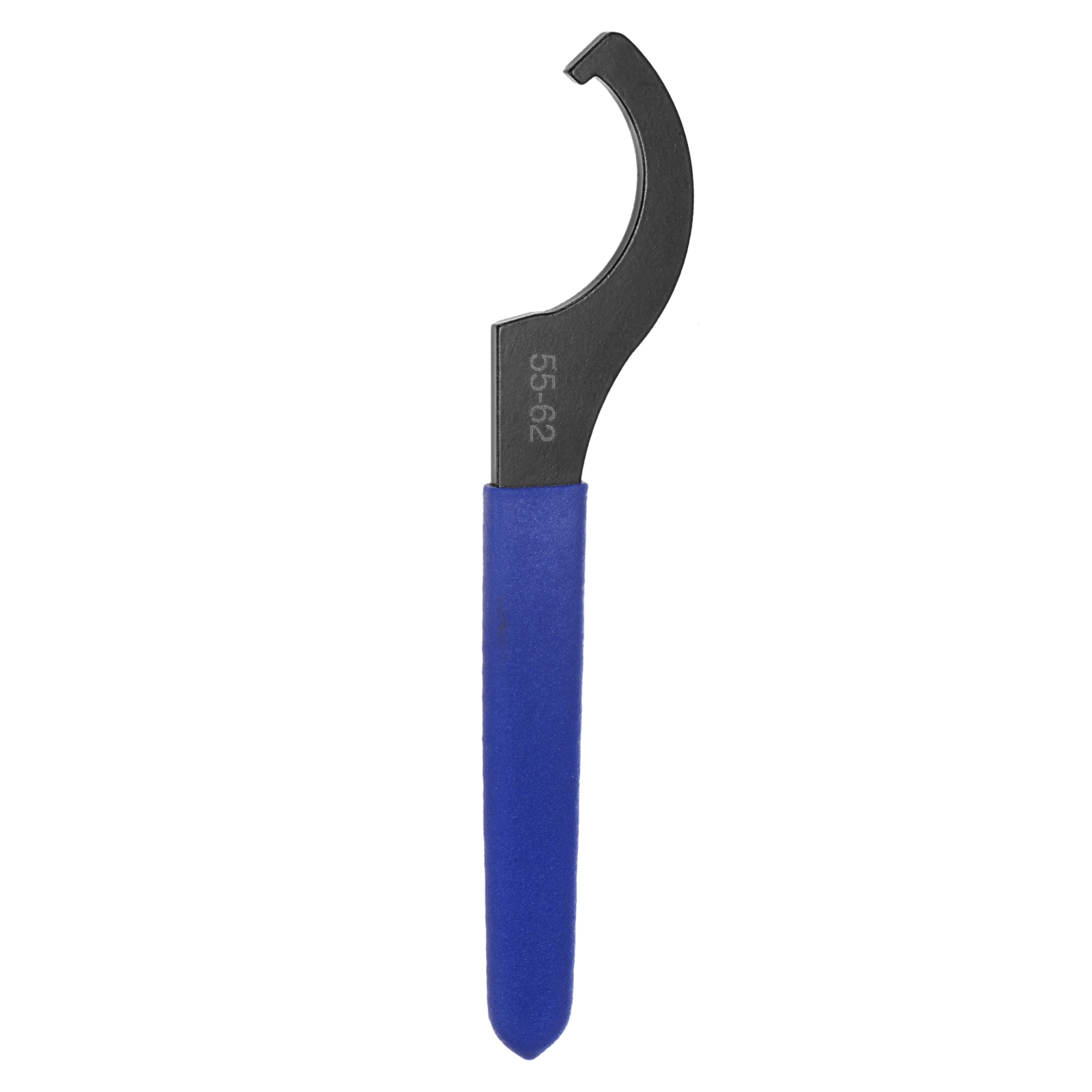 Harfington C Hook Spanner Wrench 55-62 Nut Steel Chuck Nut with Blue Non-slip Handle for Lathe Clamping #S26051100UX9027
