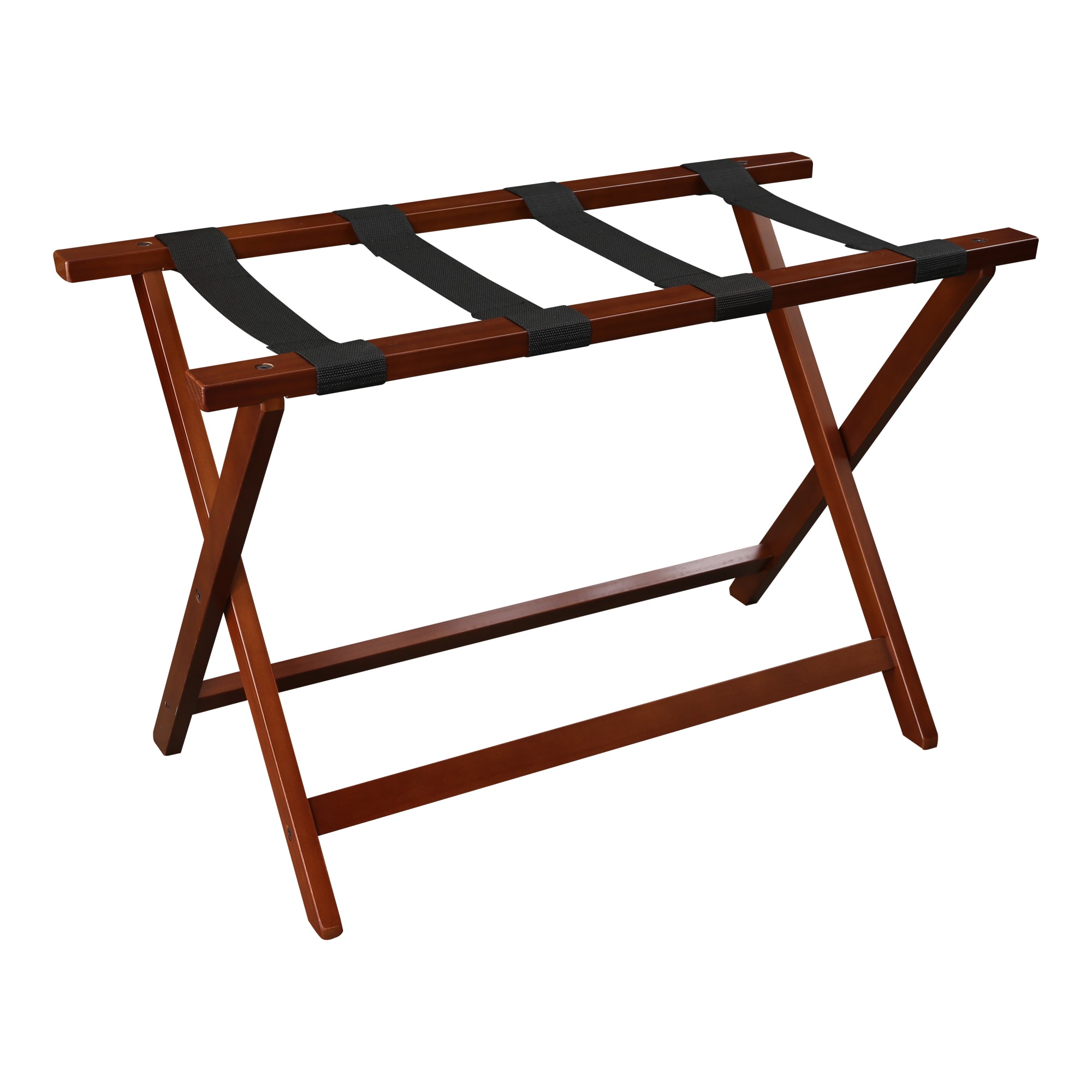 Casual Home Heavy Duty 30 Extra Wide Luggage Rack Walnut