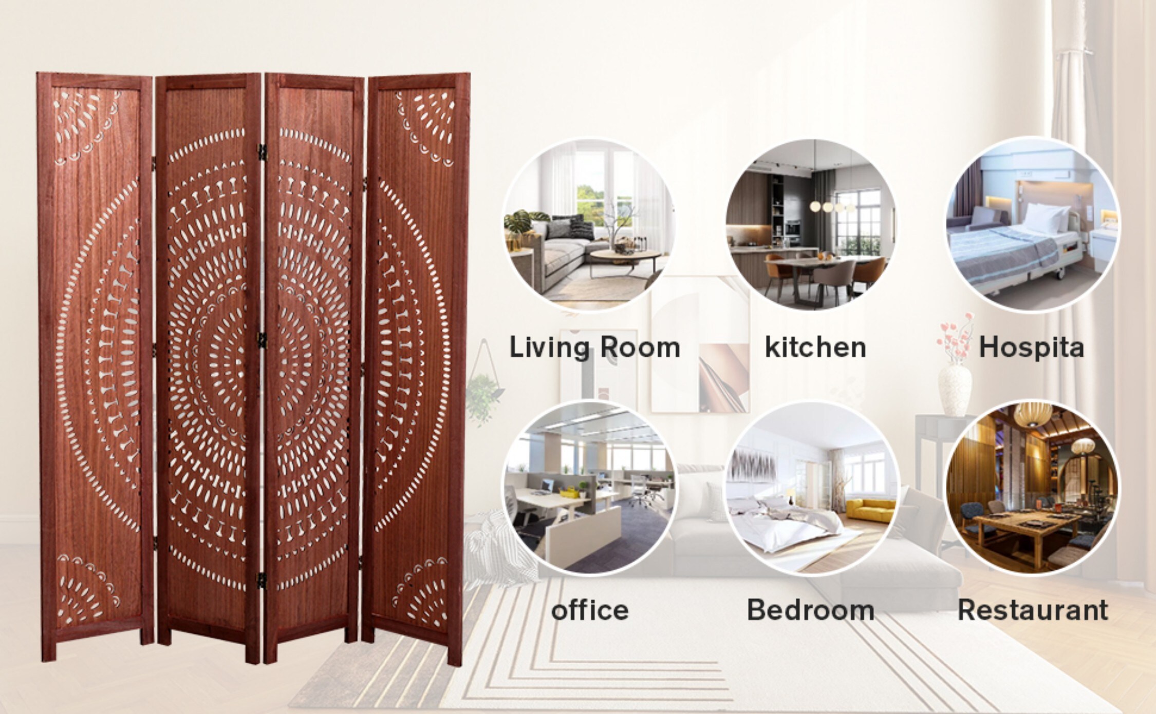 Maocao Hoom JL5P241658 Indoor-Privacy-Screens - View #7