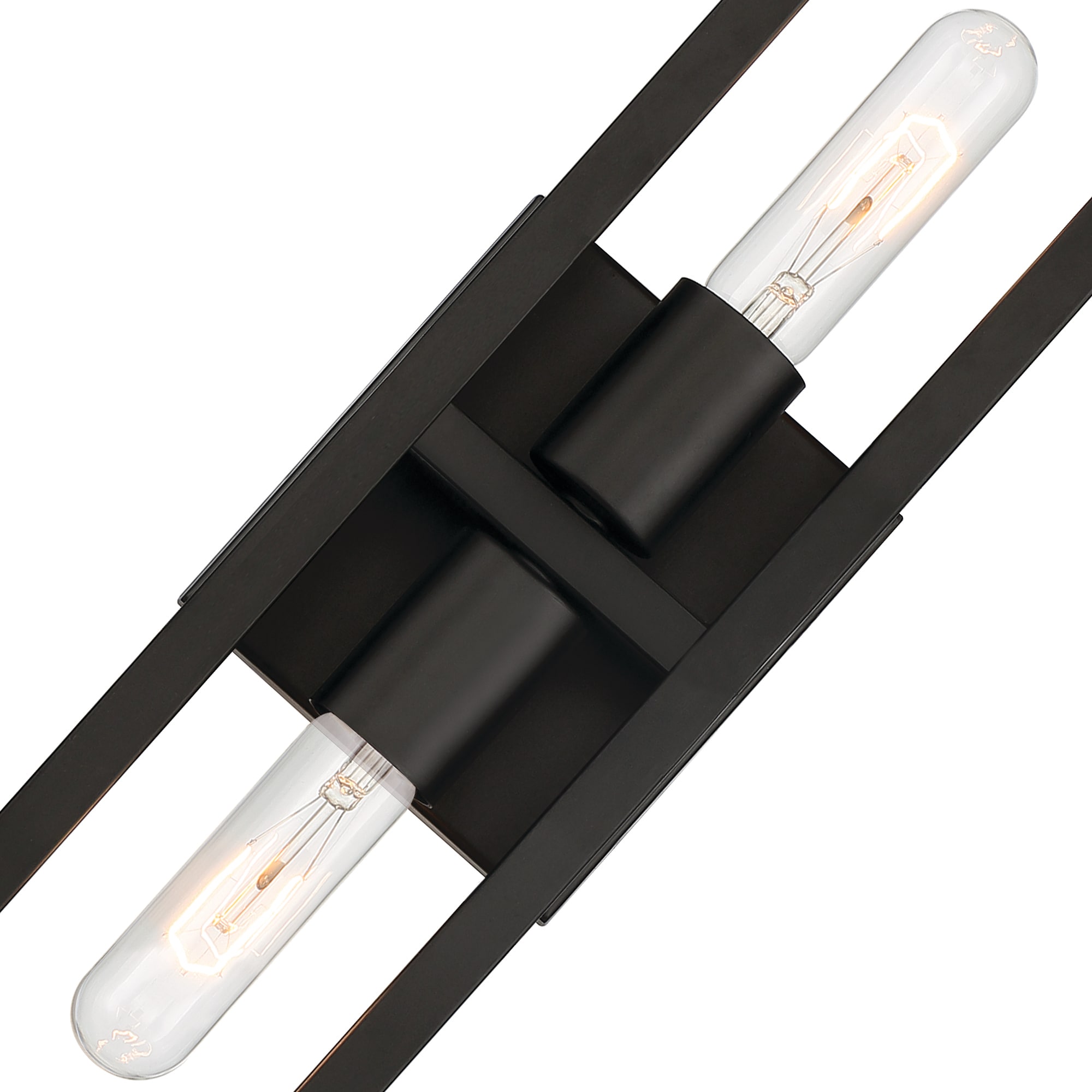 Urban Oasis Matte Black Industrial Dimmable Wall Sconce