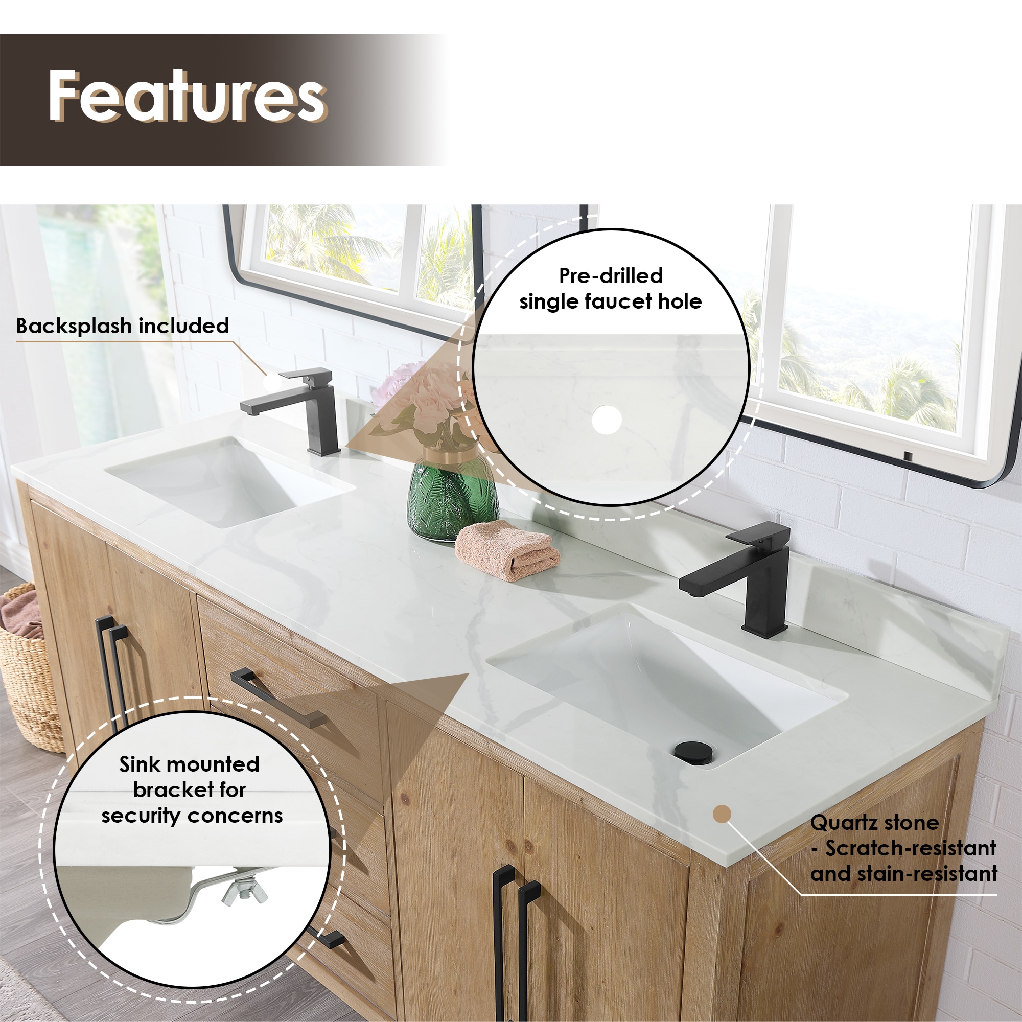Altair 558072-WF-CWQ Bath-Vanity-Combo - View #4