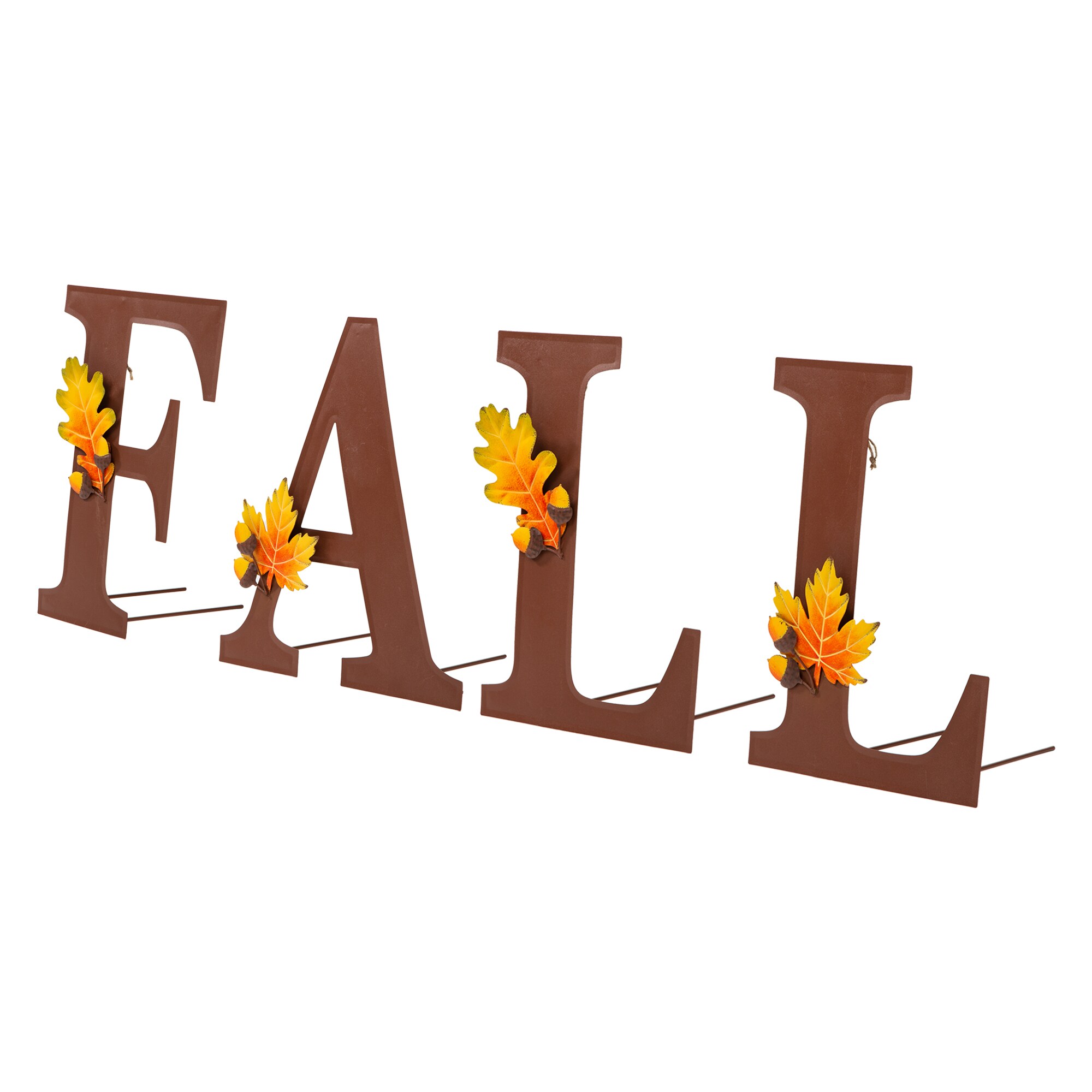 Glitzhome 2-ft Yard Decoration Yard Stake in the Outdoor Fall ...