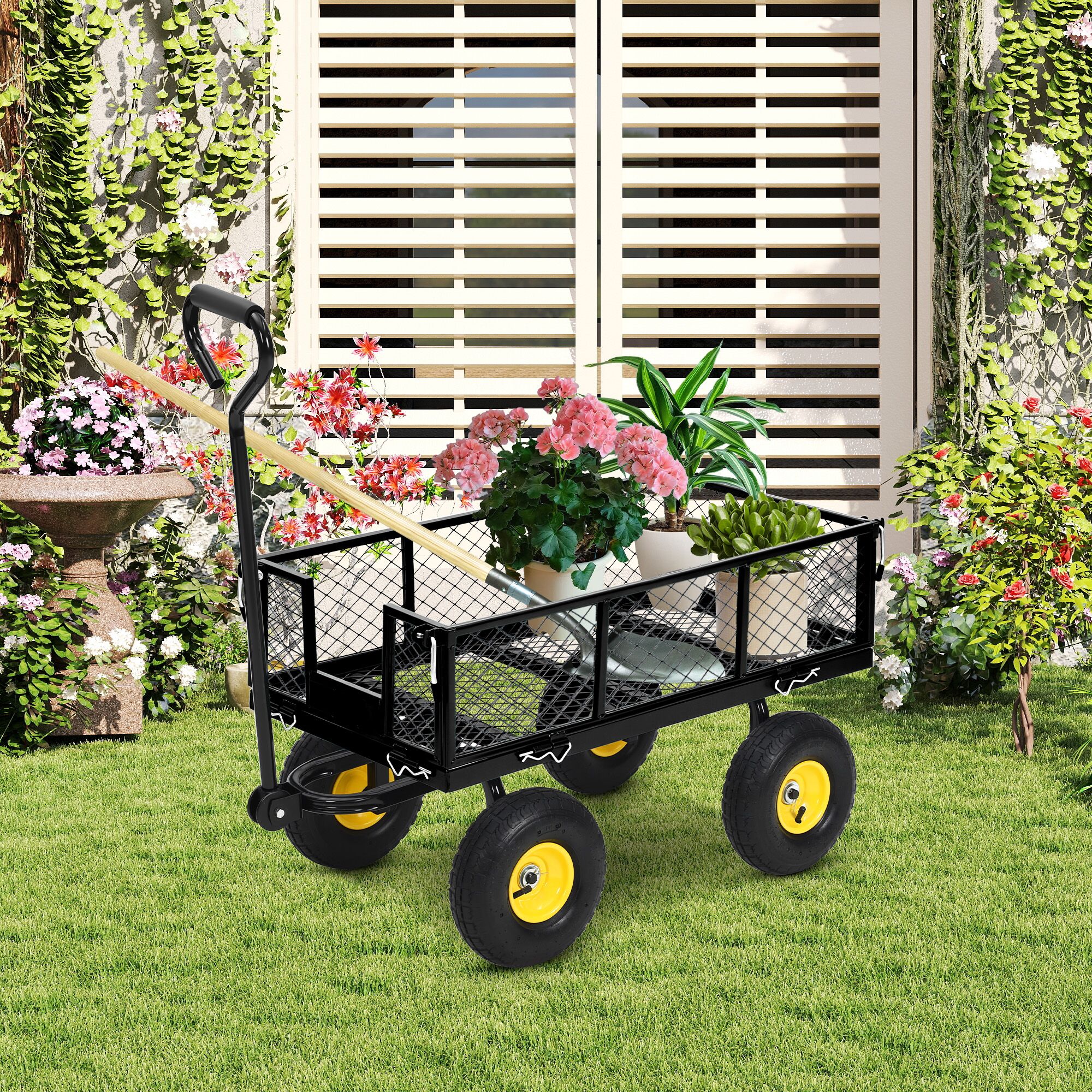 GarveeLife FLYPPG33ESJNHR Plant-Caddy-Cart - View #3