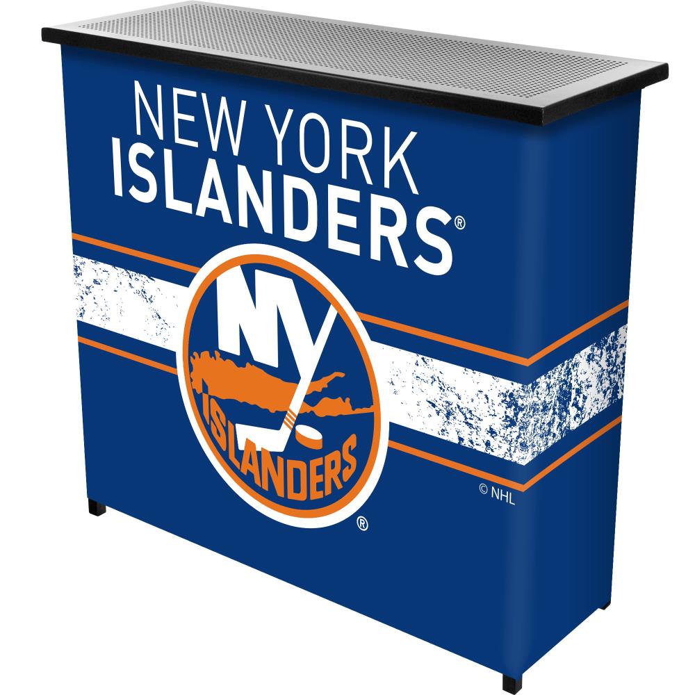 Trademark Gameroom NHL8000-NYI2 NHL New York Islanders Bars 39-in x 36-in Multiple colors/finishes Rectangle Mini bar