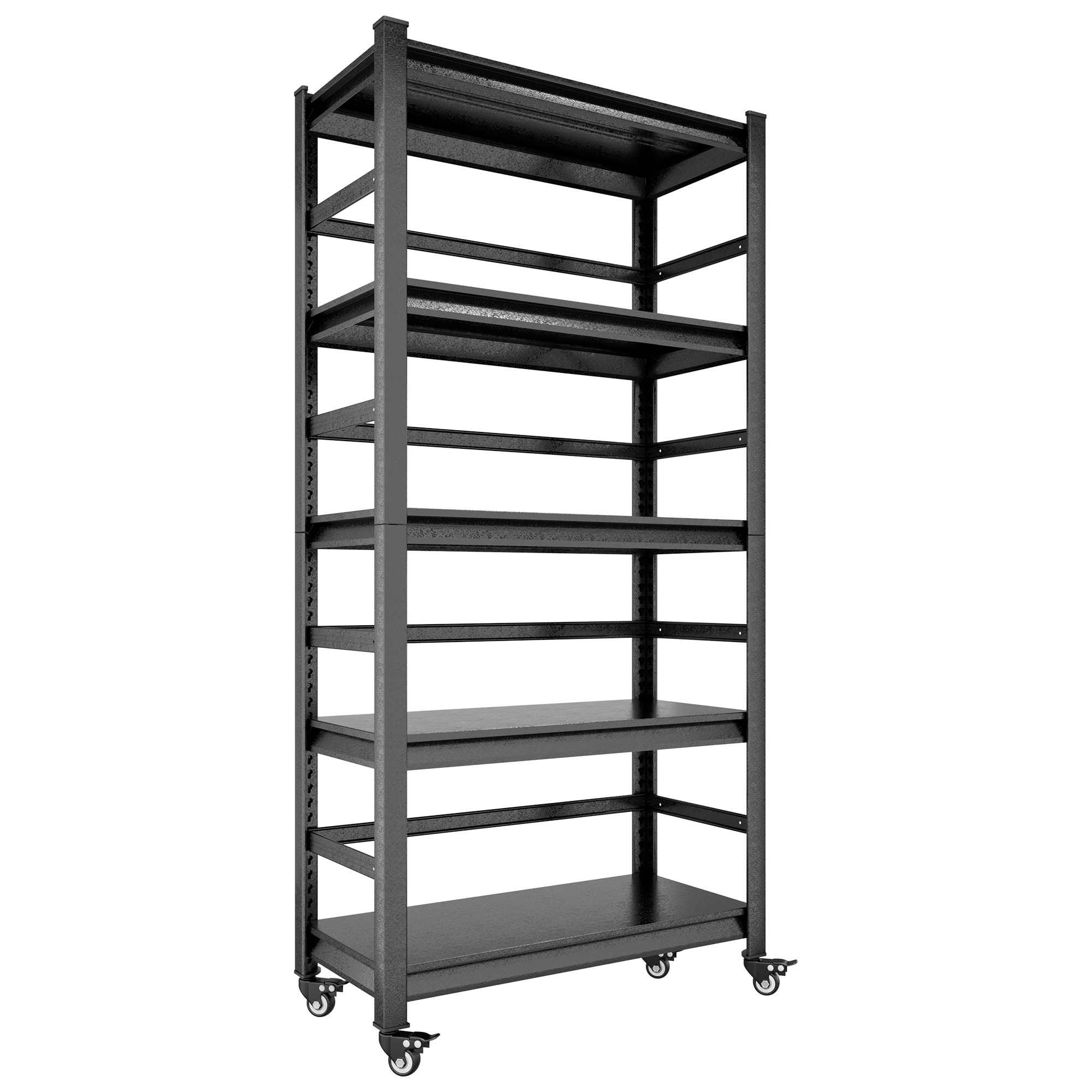 ToolCat NGG30-6-DSG 5 -Tier Heavy Duty Black Metal Utility shelving unit ( 35.4-in W x 15.7-in D x 72-in H )