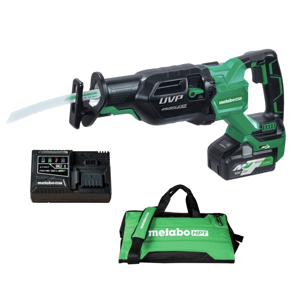 Metabo HPT 36V MultiVolt Lithium-Ion Brushless Reciprocating Saw Kit (4 Ah) #CR36DAM