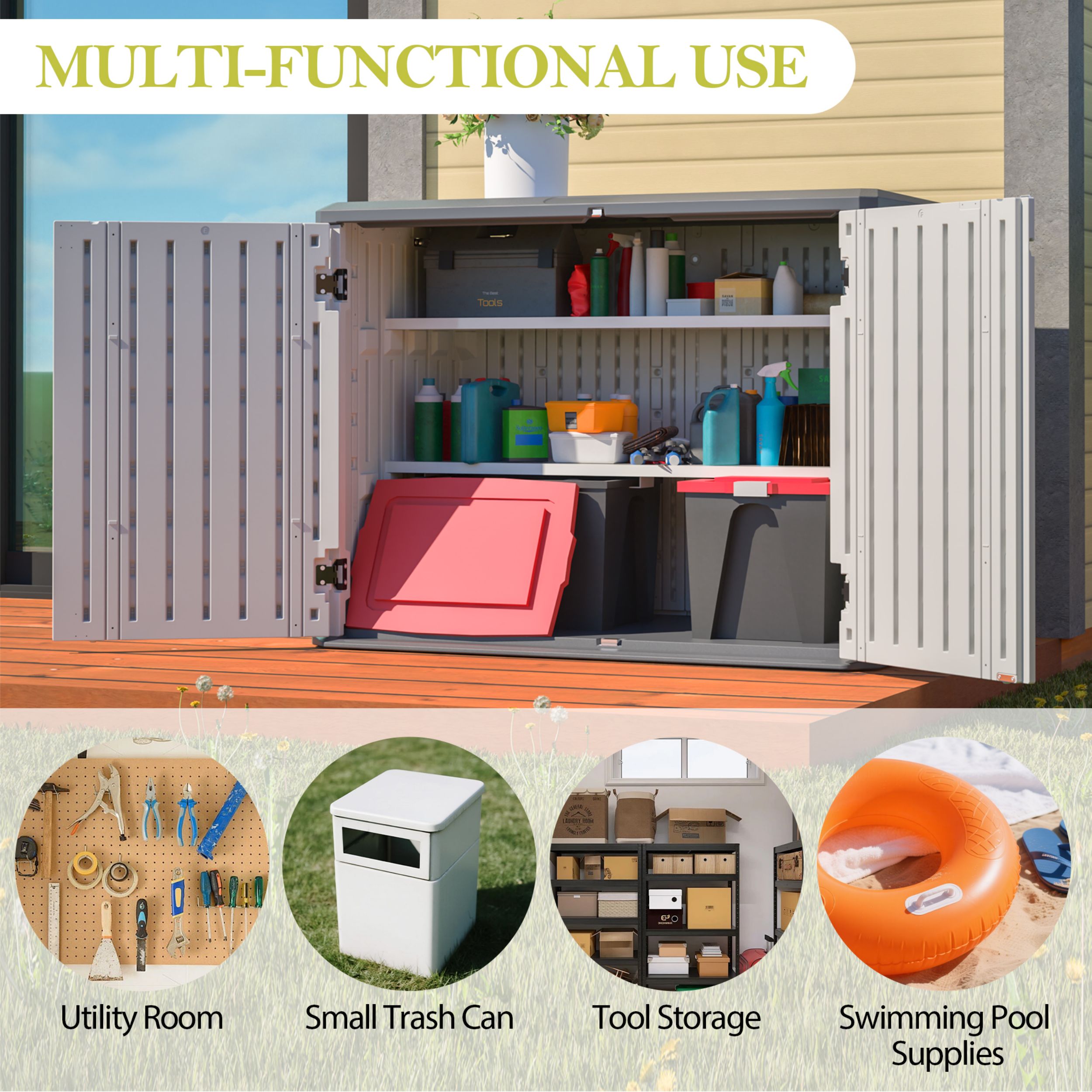 Poinic QURDS-0083S25 Small-Outdoor-Storage - View #6