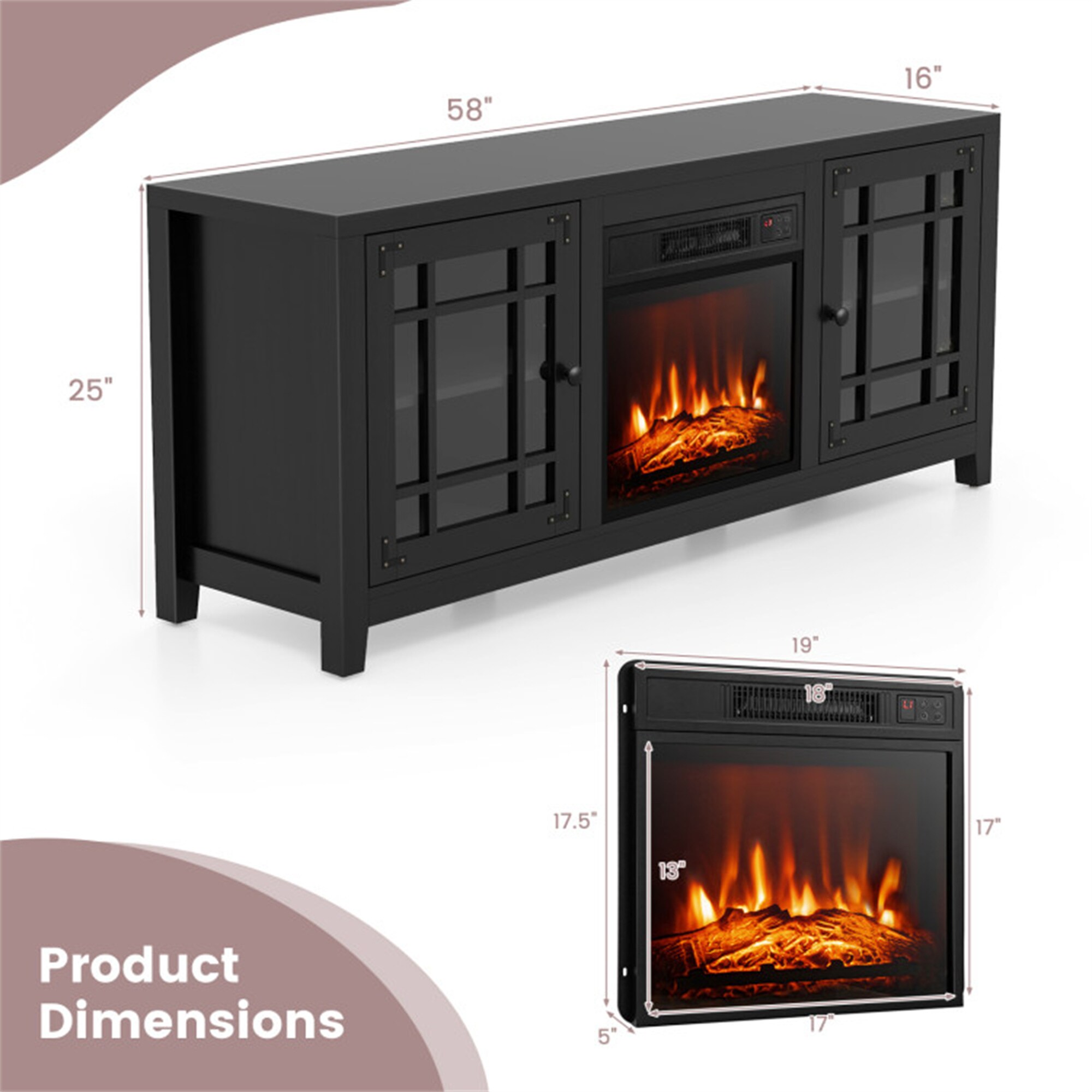 BABOOM BOM-10102-NA-CO Electric-Fireplaces - View #3