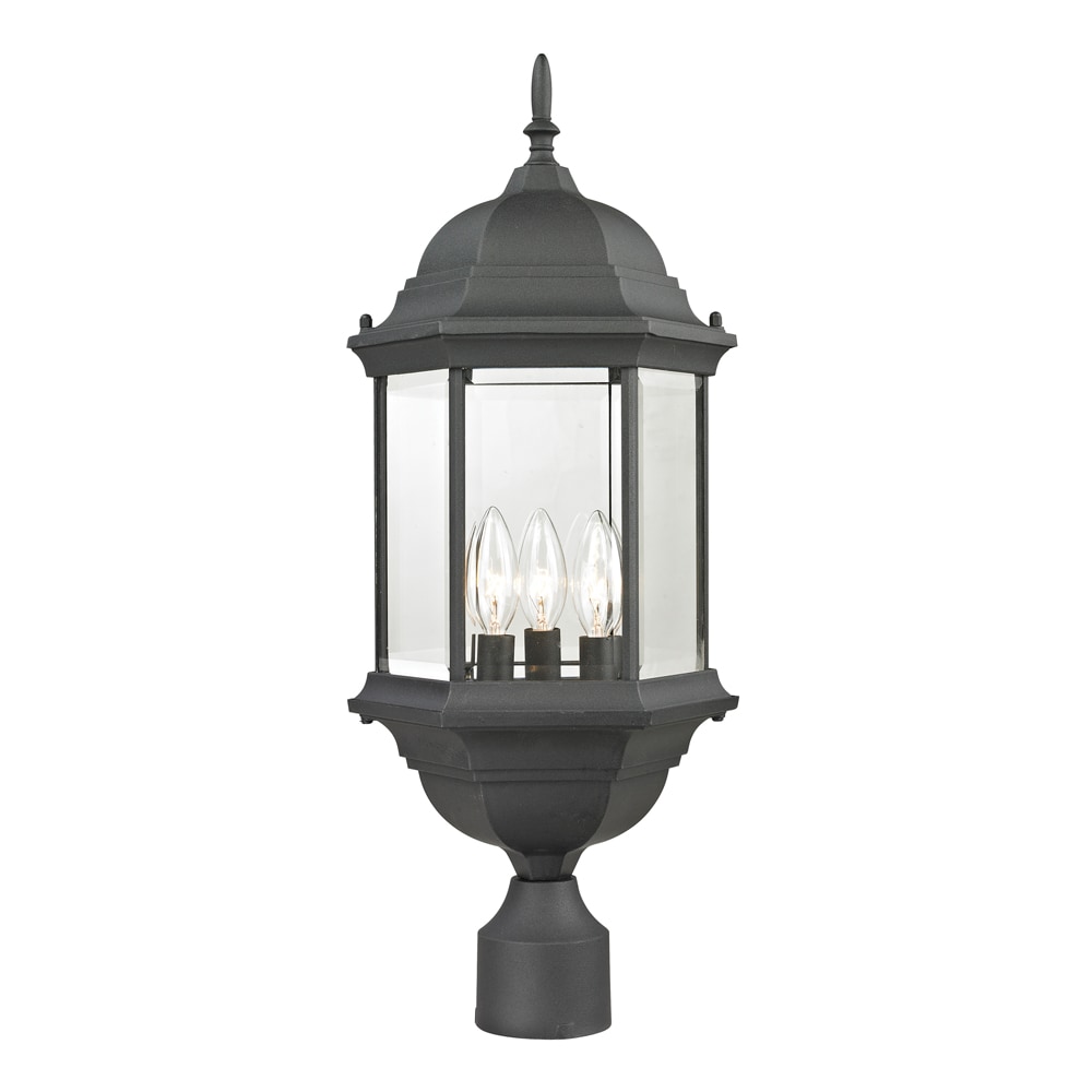 Westmore by ELK Lighting OD3068EP65 Issidore 23-in Matte Textured Black Traditional Outdoor Post Light