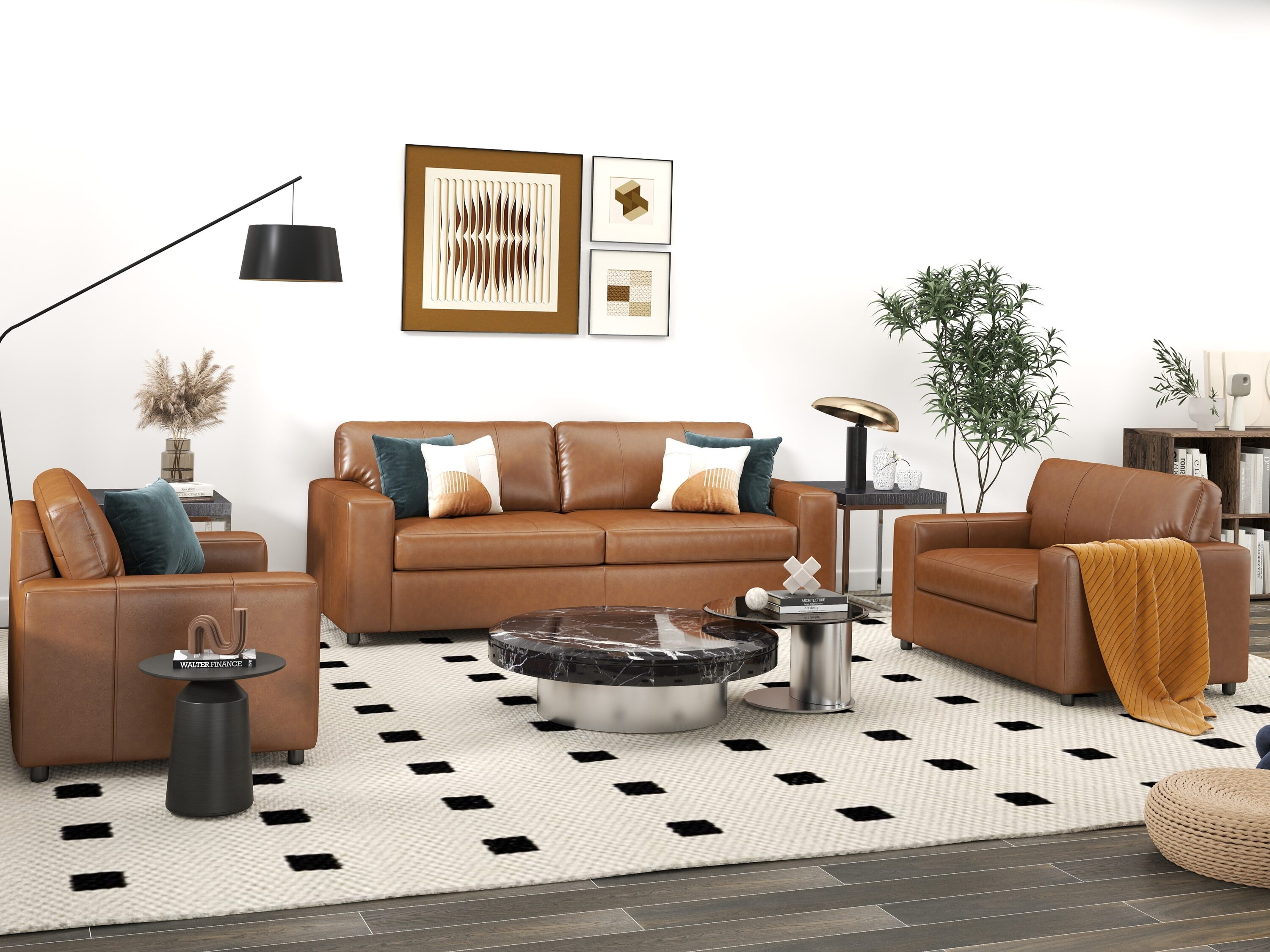 Roundhill Furniture LHU7261SC2-CL Living-Room-Sets - View #3