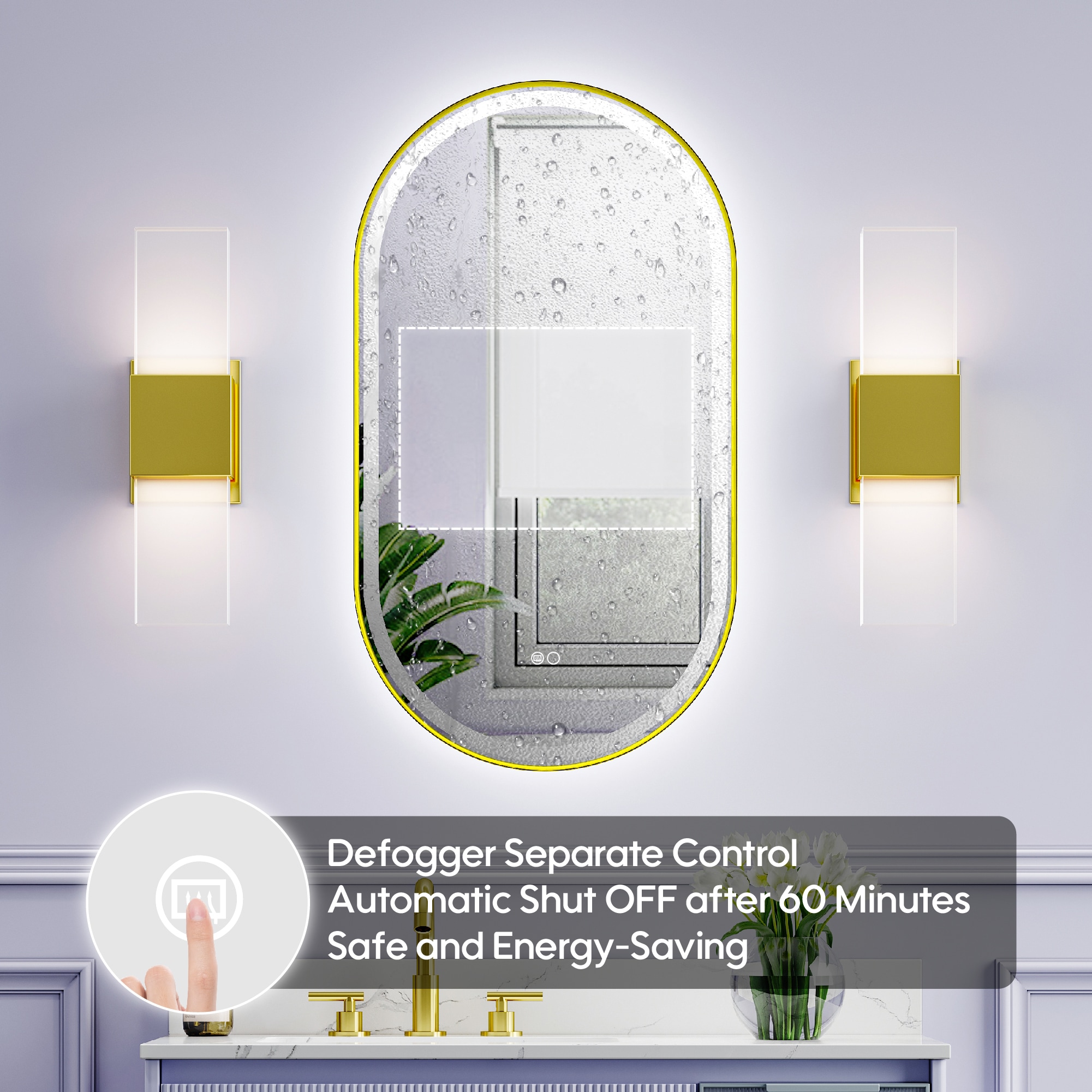 WELLFOR EX-20F2836 Framed-Bath-Mirrors - View #7