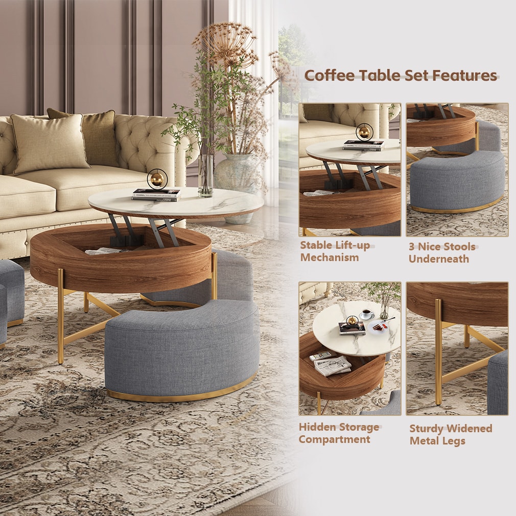 Oizaye DB-CT-3301 Accent-Table-Sets - View #7