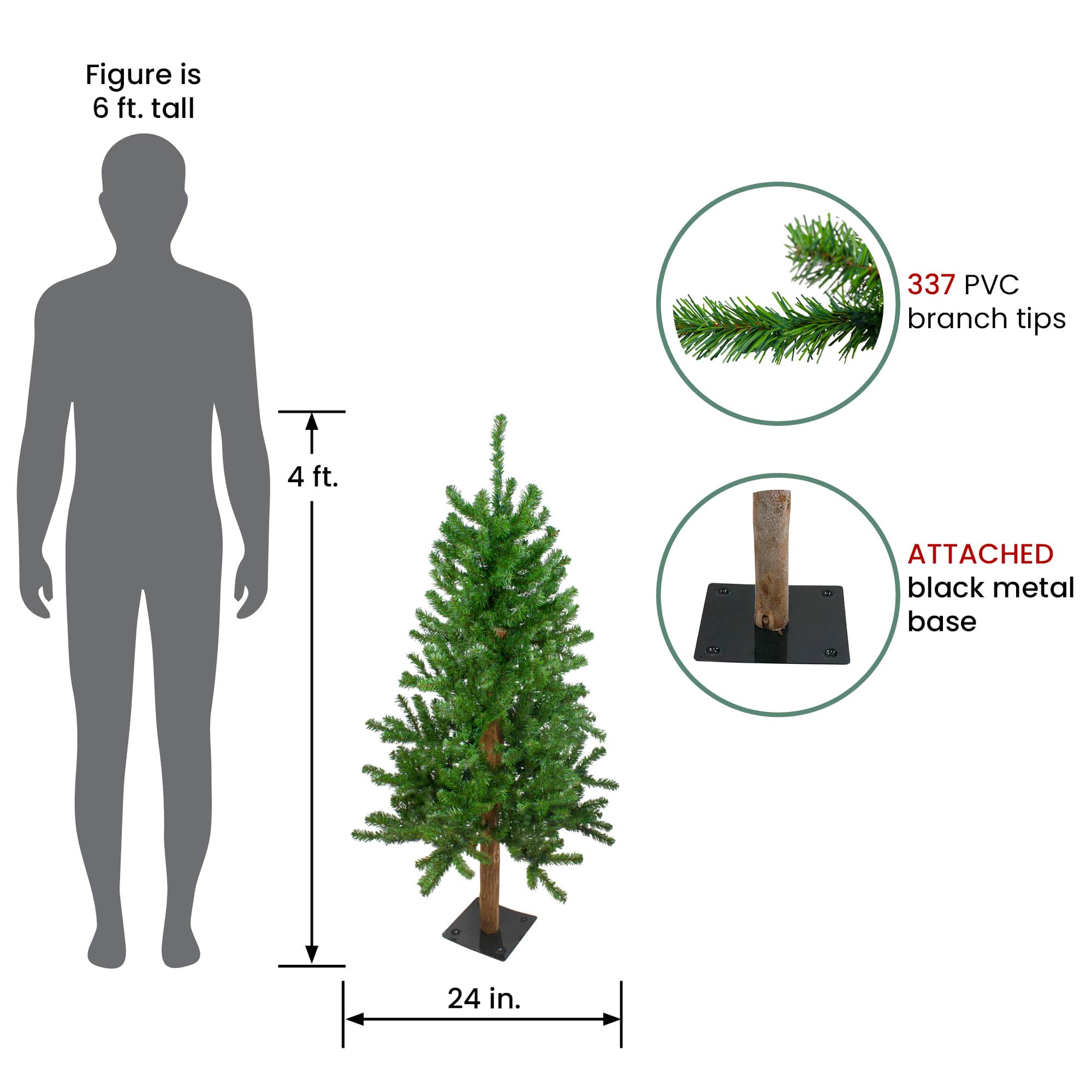 Northlight NORTHLIGHT V90552 Artificial-Christmas-Trees - View #3