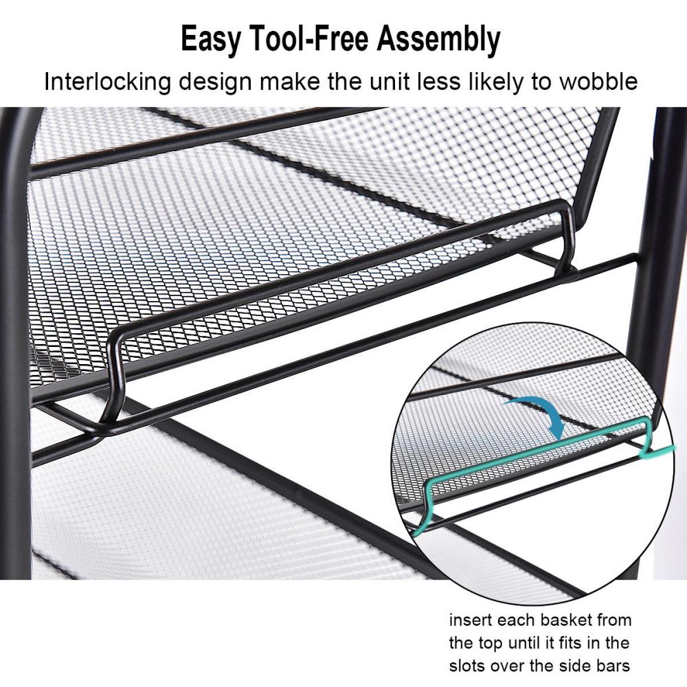 Costway HW54962BK Free-Standing-Shelving - View #2