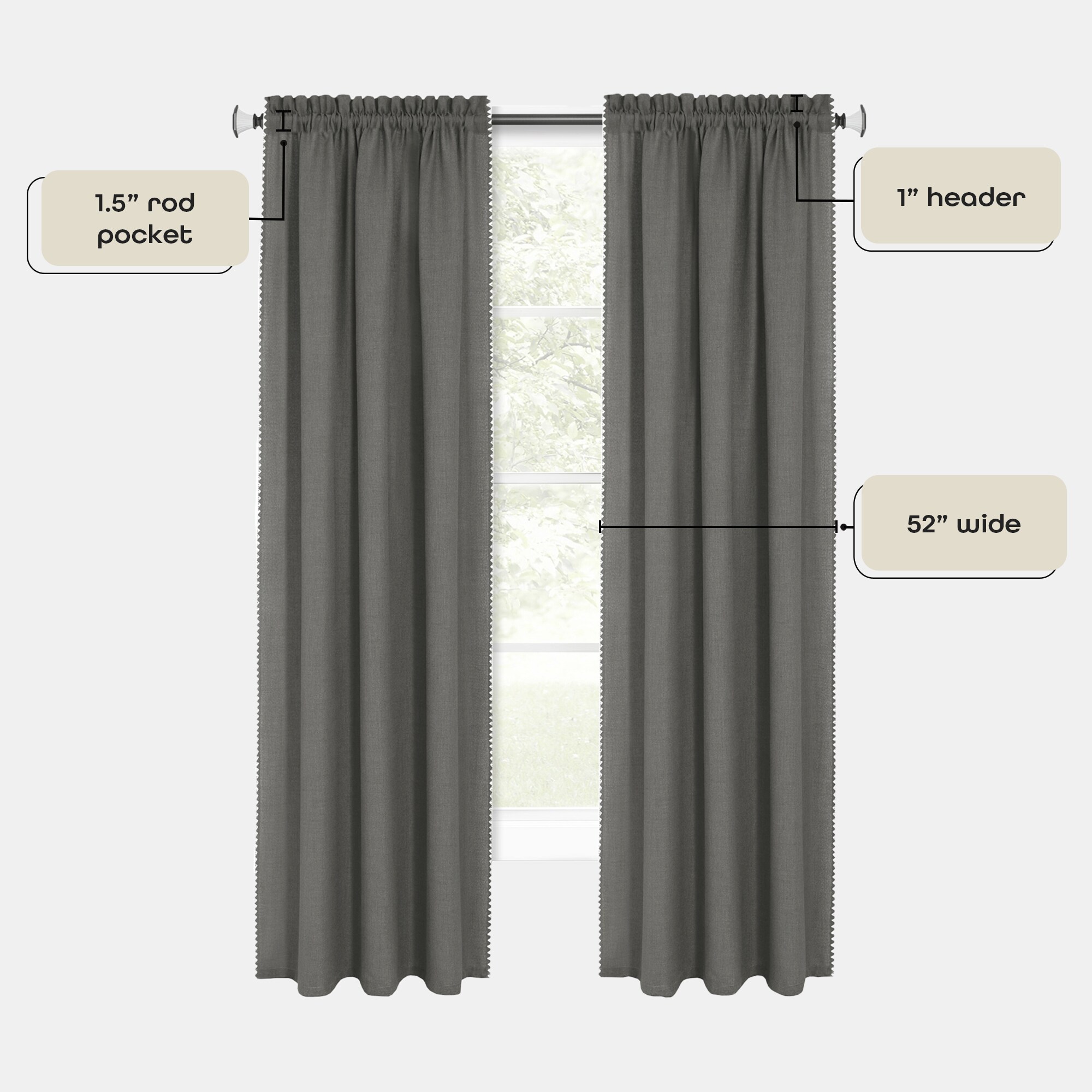 Achim KEPN84GY06 curtains - View #7