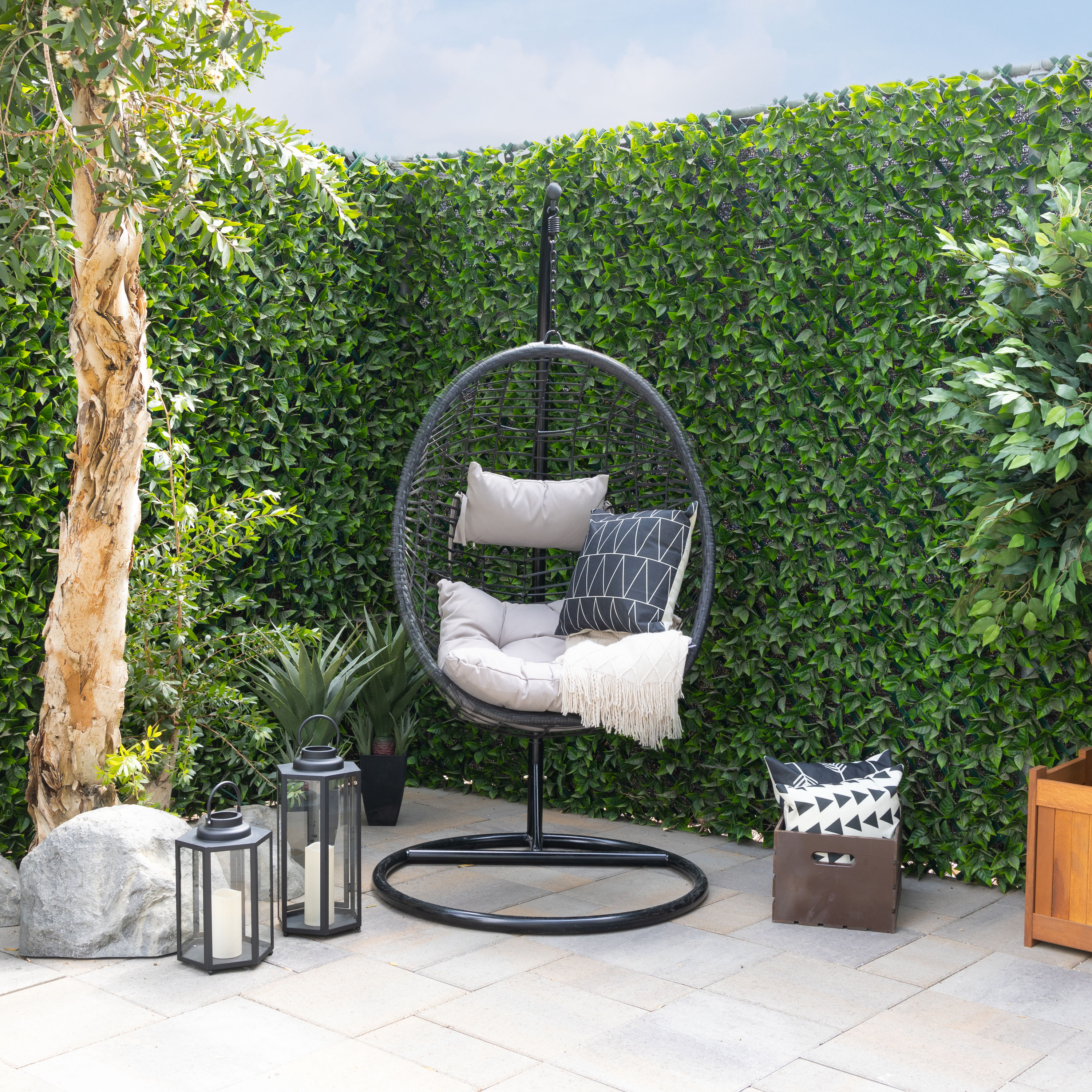 Egg garden chair discount b and m