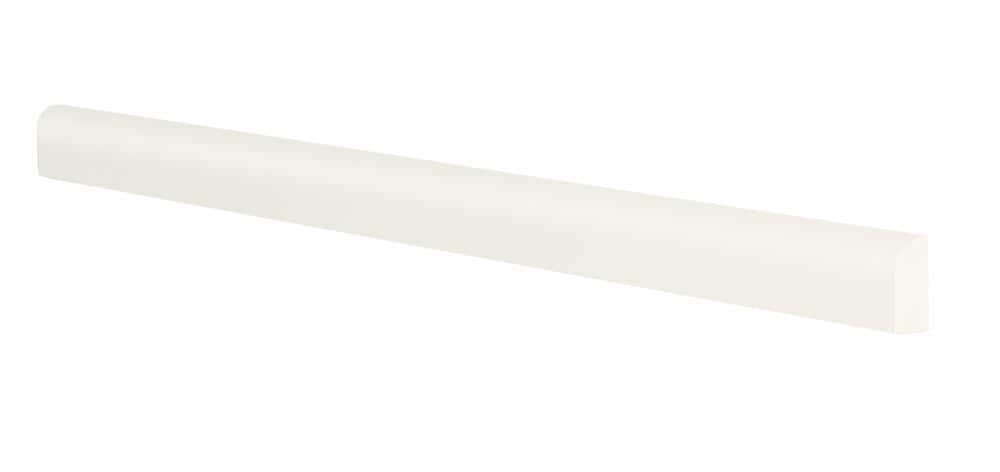 allen + roth 620MK McKeller Chamfered Cabinet Moulding 94-in W x 0.75-in H x 0.25-in D Linen Painted