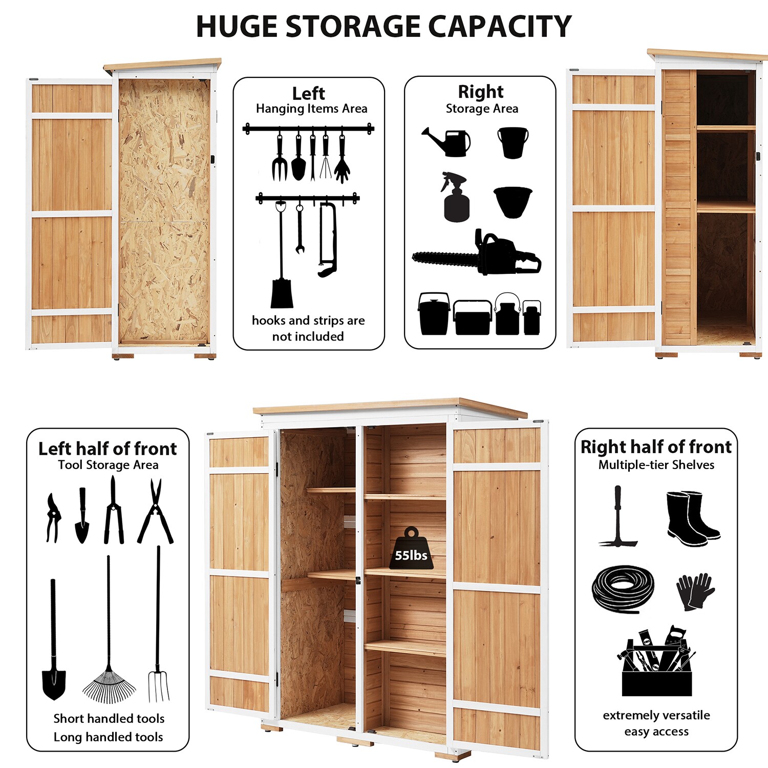 Maincraft D01-OSS26 Wood-Storage-Buildings - View #10
