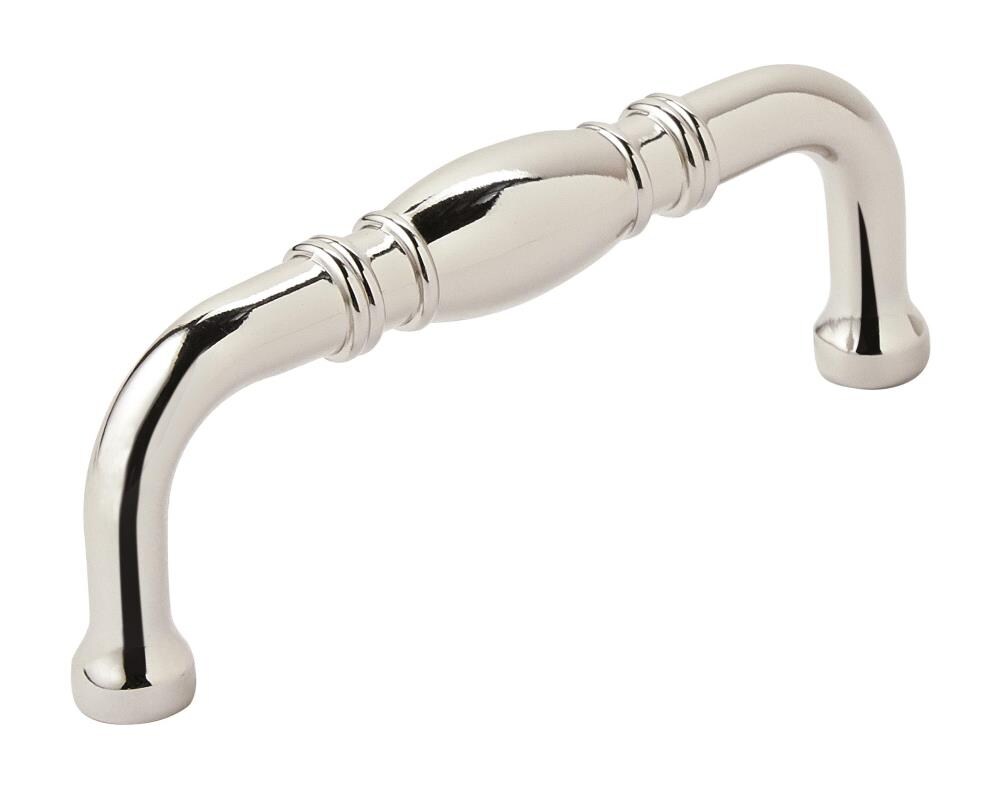 Polished Nickel 3" Center-to-Center Cabinet Drawer Pull