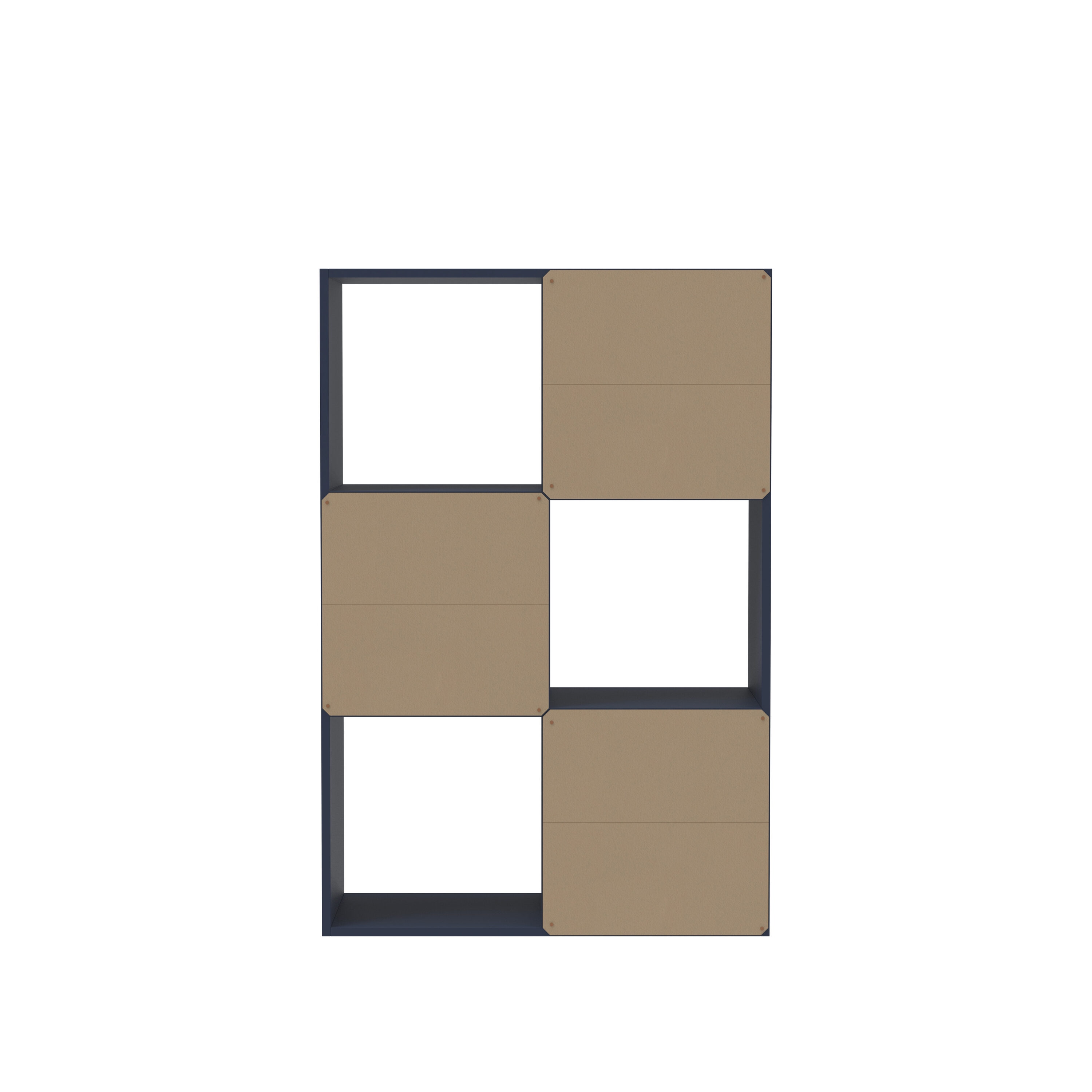 Style Selections CL22-11ST6-NAV Laminate-Storage-Cubes - View #4