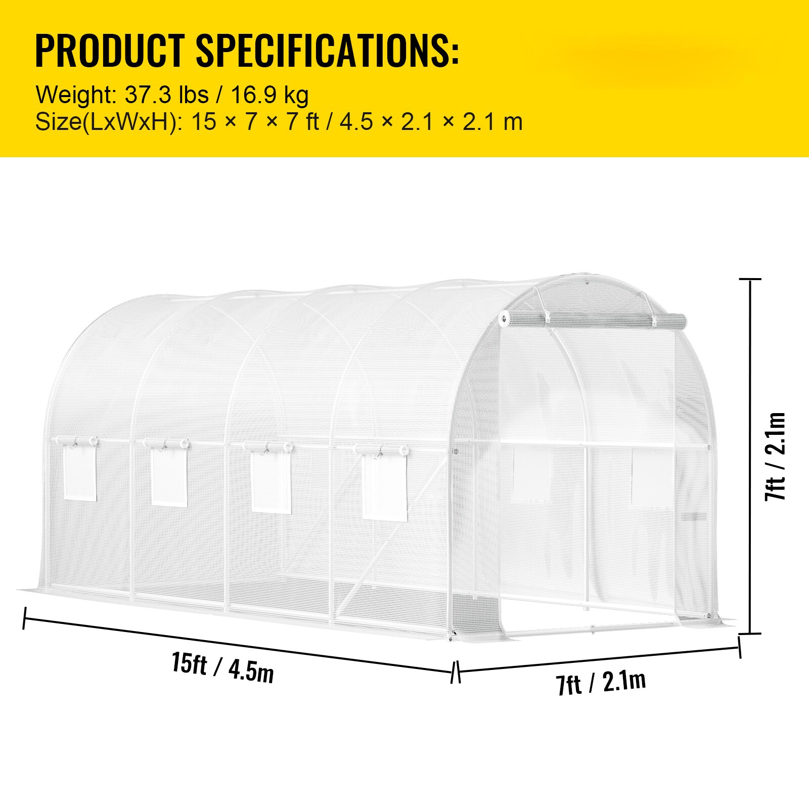 VEVOR SCYDSDWSB15700215V0 greenhouses - View #7