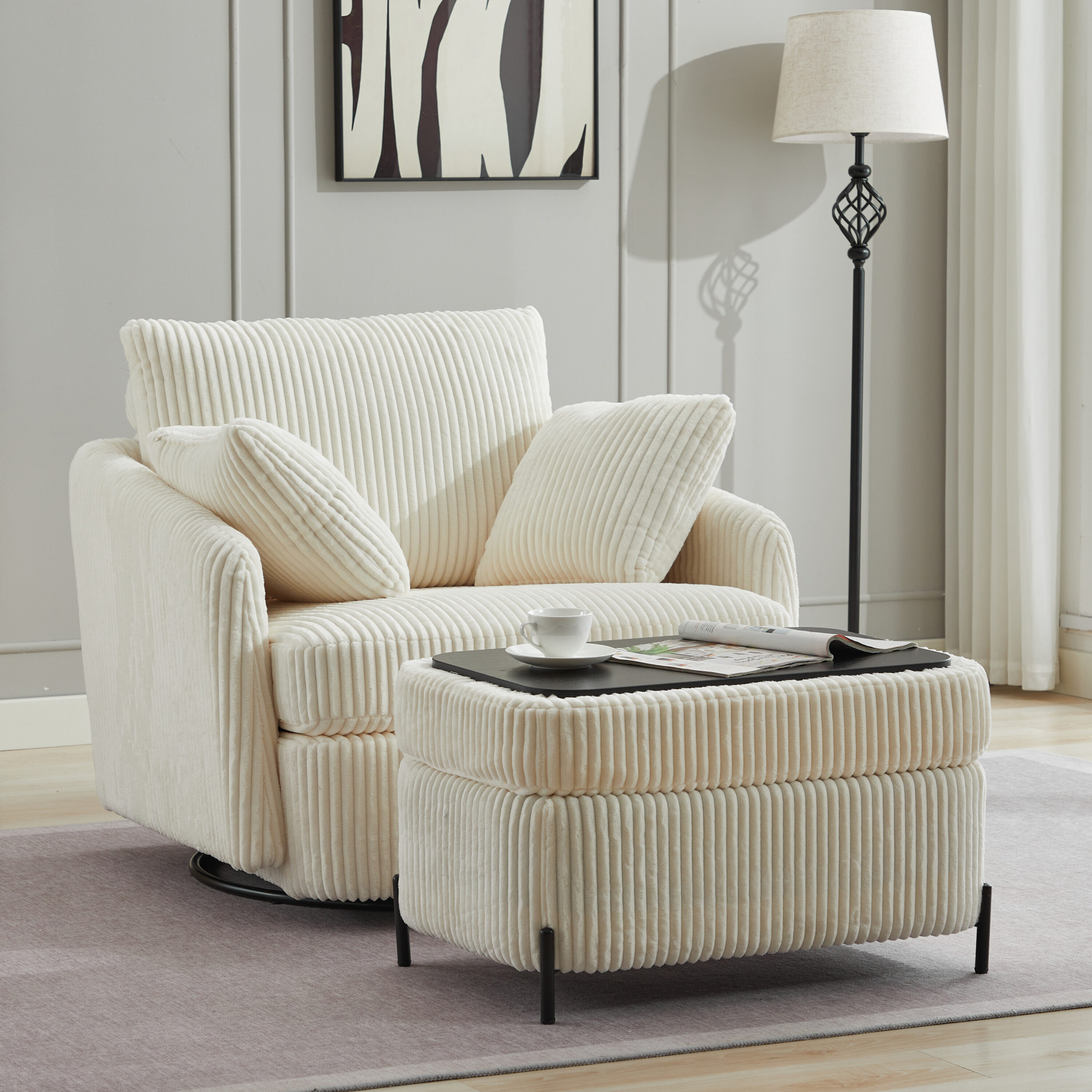 Hrinhom HC-W1103-IVORY chairs - View #2