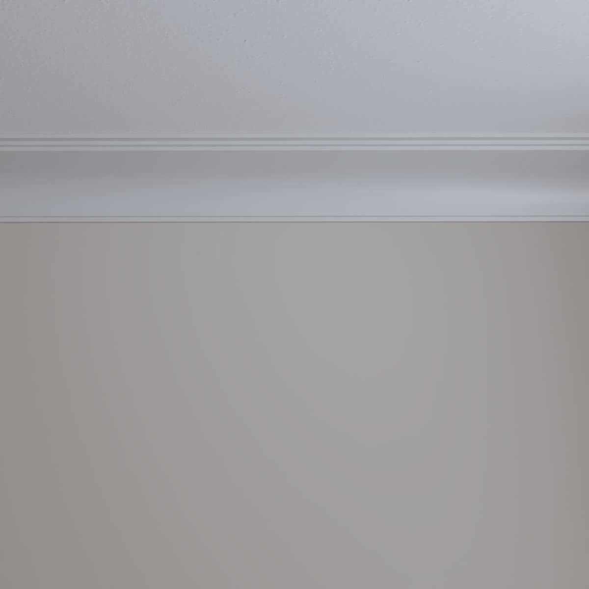 3 3/4"H x 4 1/8"P x 5 5/8"F x 94 1/2"L Dylan Traditional Smooth Crown Moulding