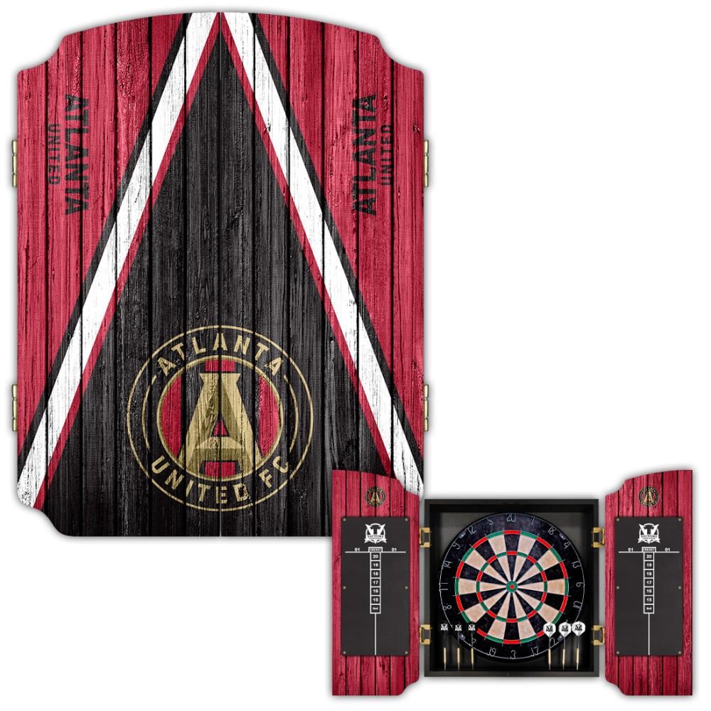 Victory Tailgate Atlanta United Football Club Dartboard Cabinet at