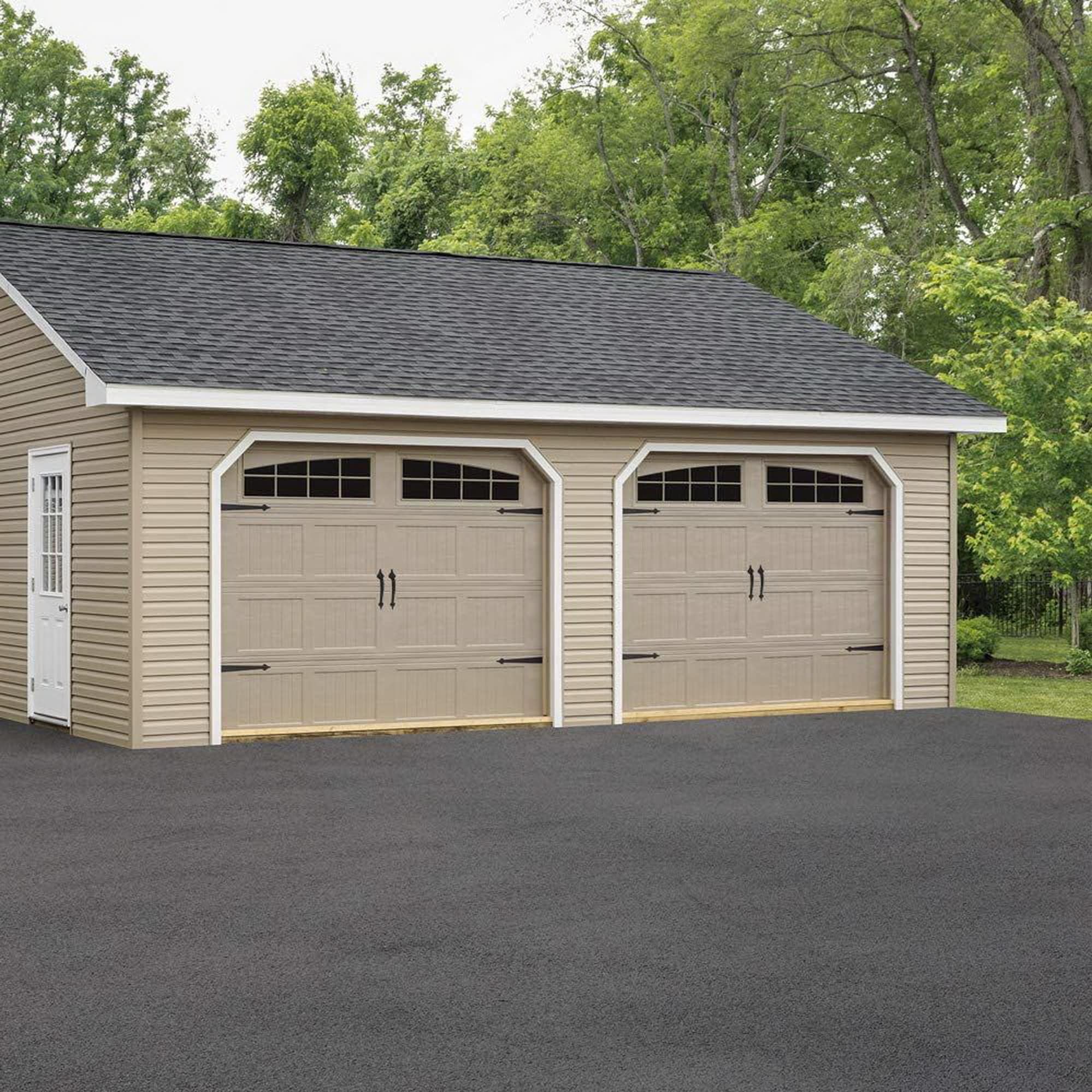 w/Screws Pair Carriage Door Lift Handles Decorative Garage Door Black 