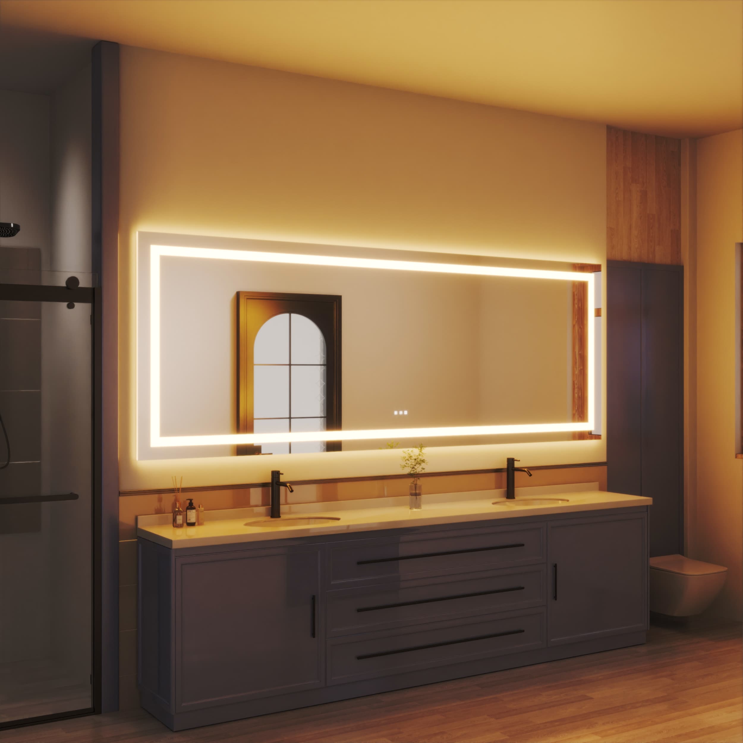 waterpar WPLO-2250 Framed-Bath-Mirrors - View #3