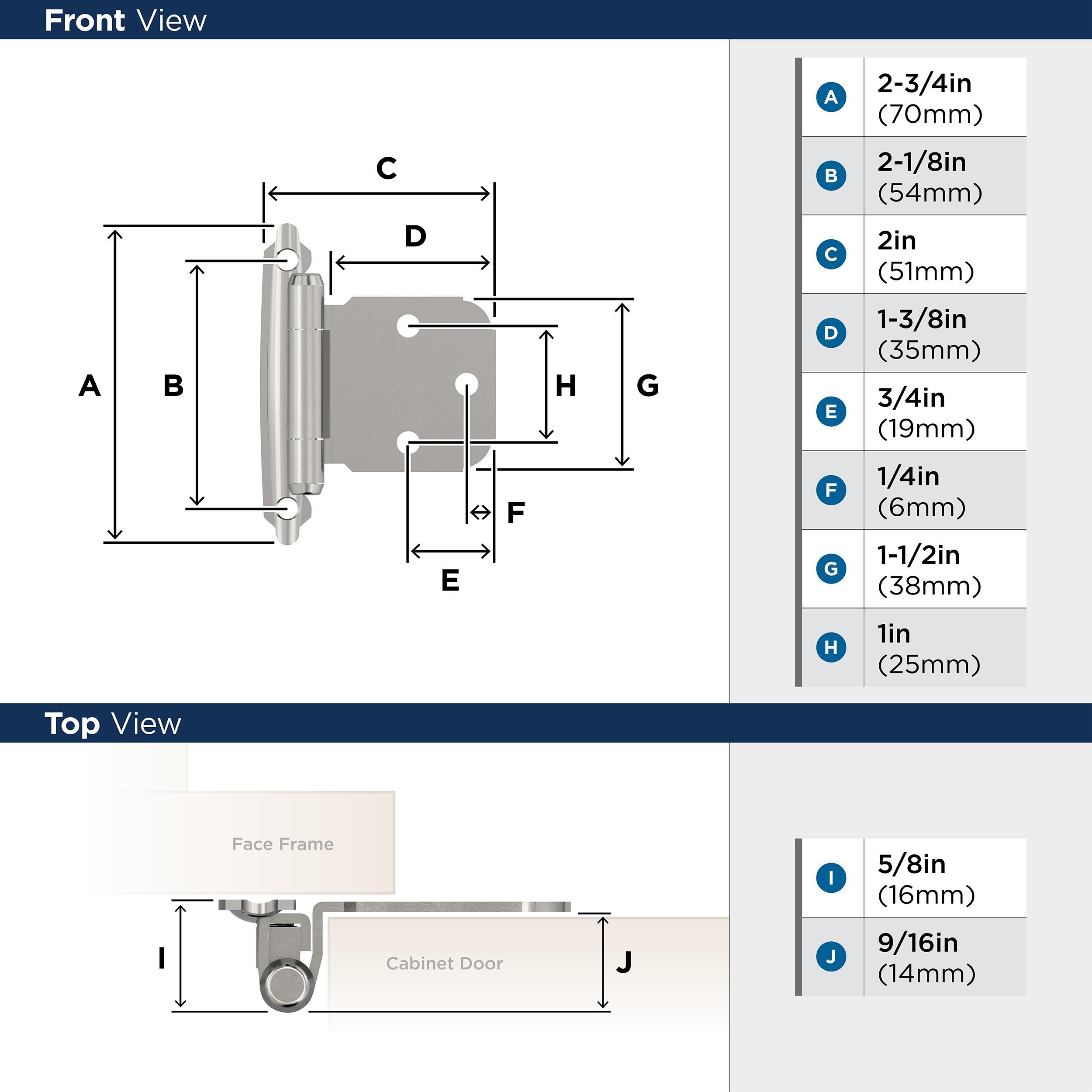 Amerock BPR762926 Cabinet-Hinges - View #5