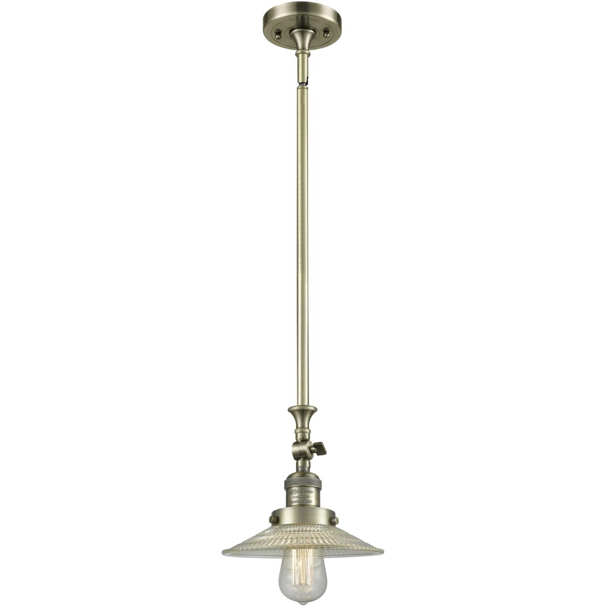 Innovations Lighting 1357611 206-AB-G2-LED Franklin Restoration Halophane Mini Pendant