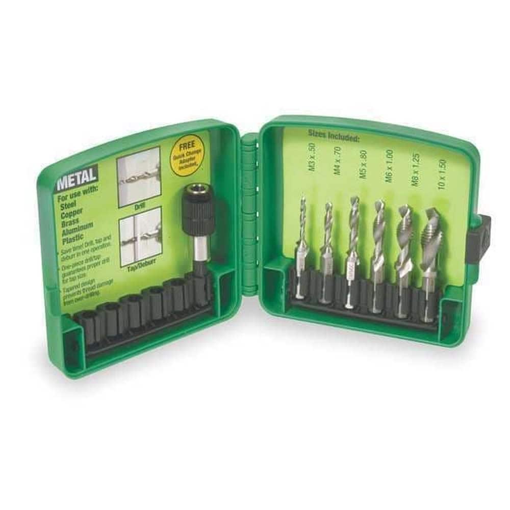 Greenlee ZO-G0651892 Drill/Tap Set6pcMetric DTAPKITM