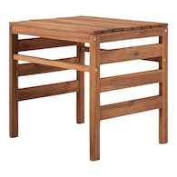 Walker Edison Rectangle Outdoor End Table 18-in W x 24-in L Deals