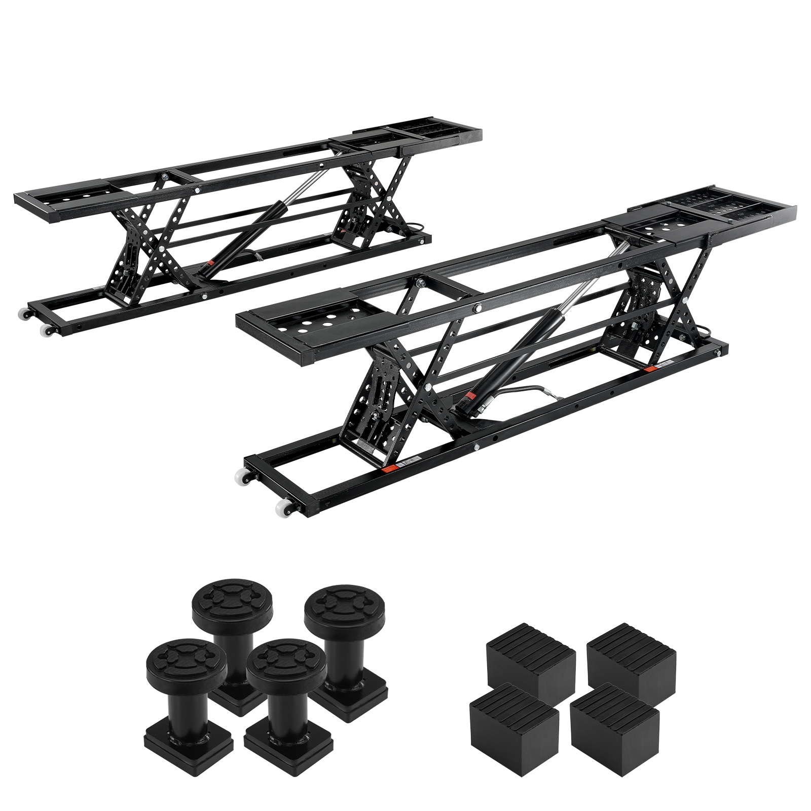 SVOPES SVOPESQCSJJZG03583V1 7000 Lbs Vehicle Elevator. Mobile Auto Lift. 26.8-in Max Lift Height. Carbon Steel Construction For Trucks. Powered By 120V. Ideal For Personal Garage Use
