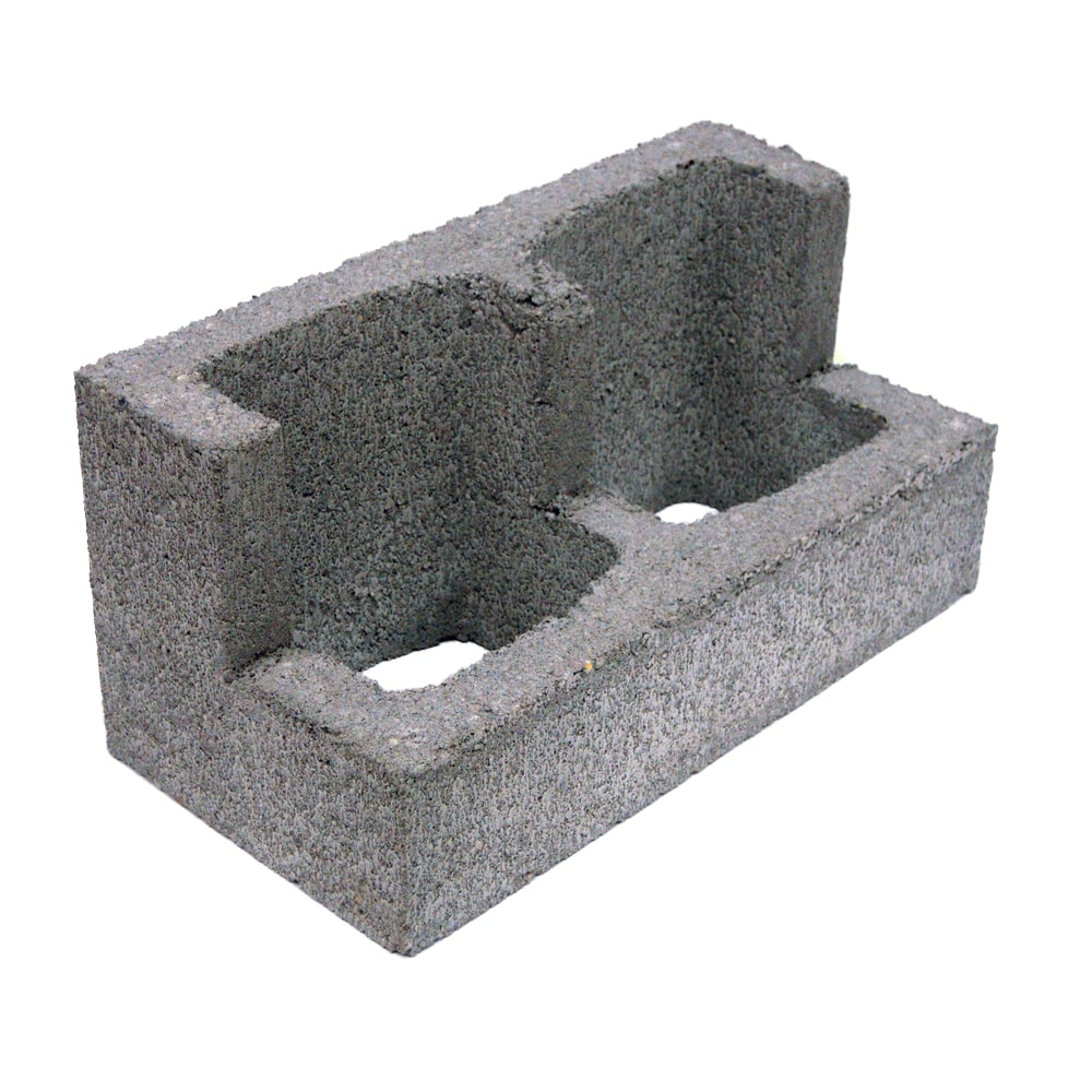 Block USA 16-in W x 8-in H x 8-in L Cored Concrete Block at Lowes.com