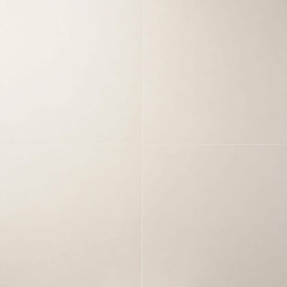 Artmore Tile EXT3RD105348 ToughTech White 24-in x 24-in Matte Porcelain Stone look Large format Floor and Wall Tile ( 11.62-sq ft Carton