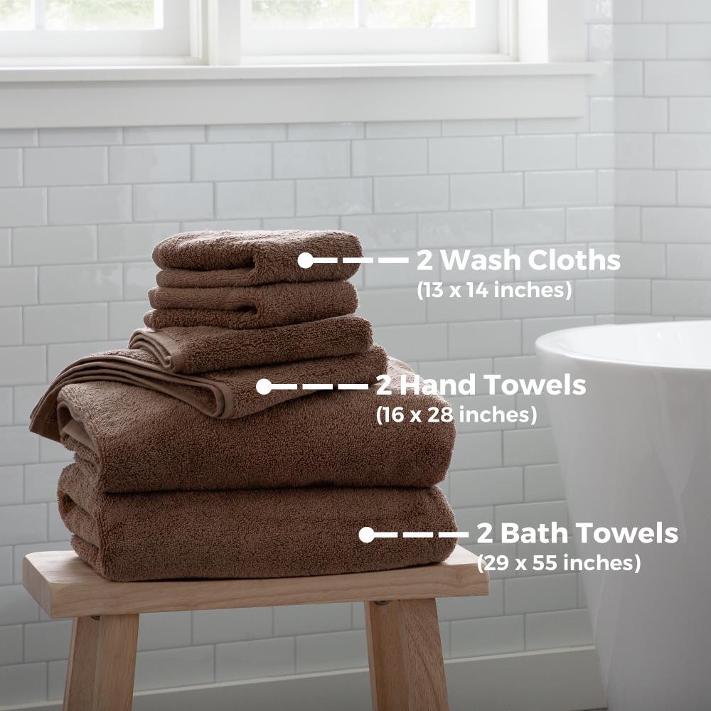 Hotel Style Luxury Anti-Microbial, 2 Piece Bath Towel Set