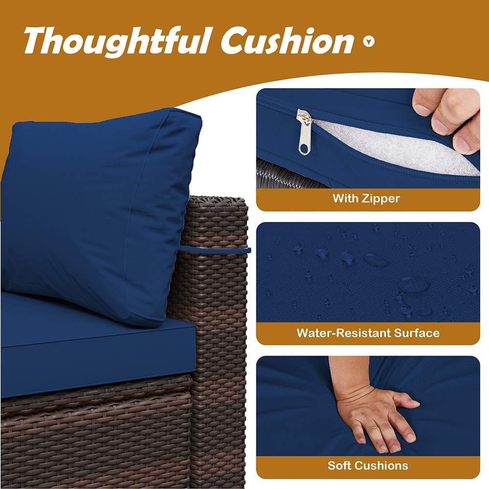 UPHA TBSF-AB-NAVYBLUE Patio-Conversation-Sets - View #3