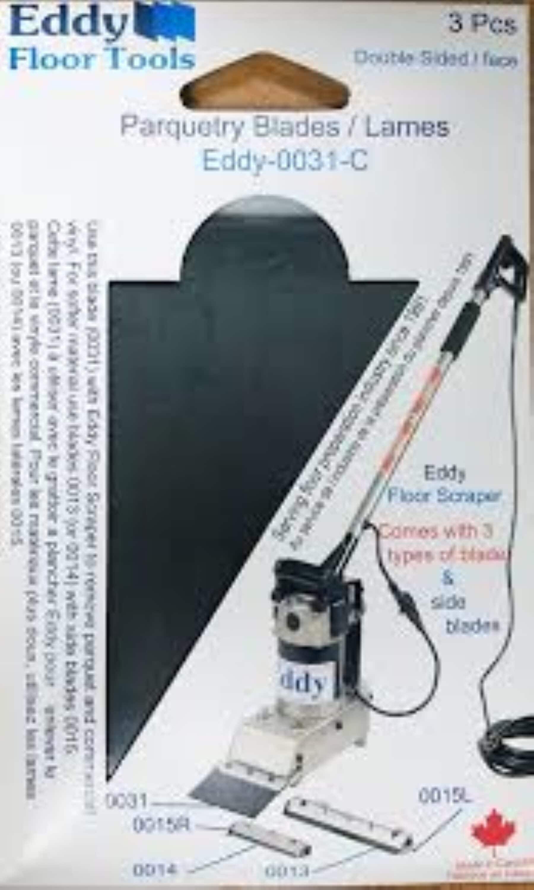 Eddy Floor Tools 0031 4-in Carbon Steel Heavy Duty Floor Scraper Blade
