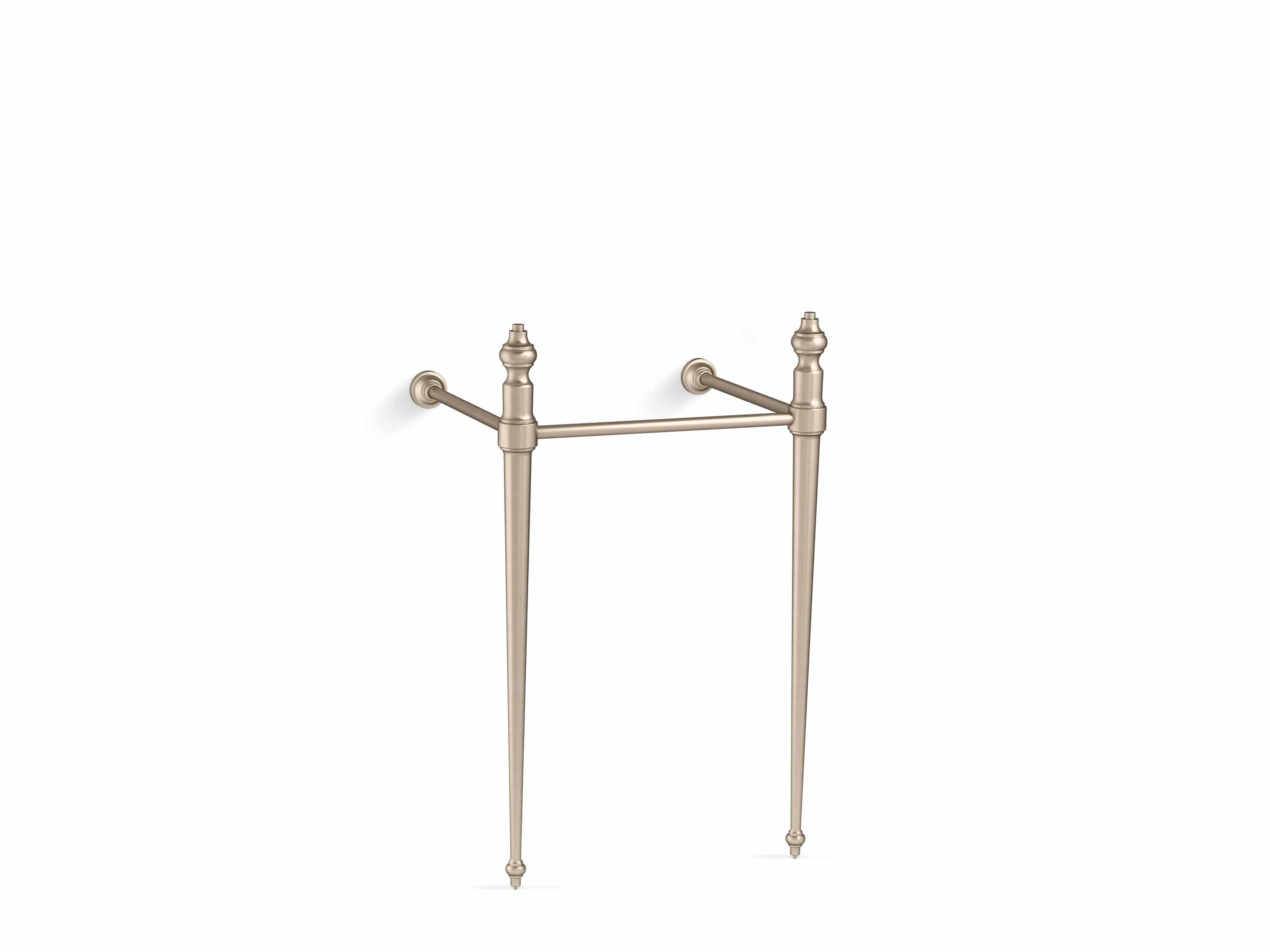 KOHLER 30007-BV Memoirs Stately Vibrant Brushed Bronze Bathroom Vanity Legs (17.75-in x 36-in)