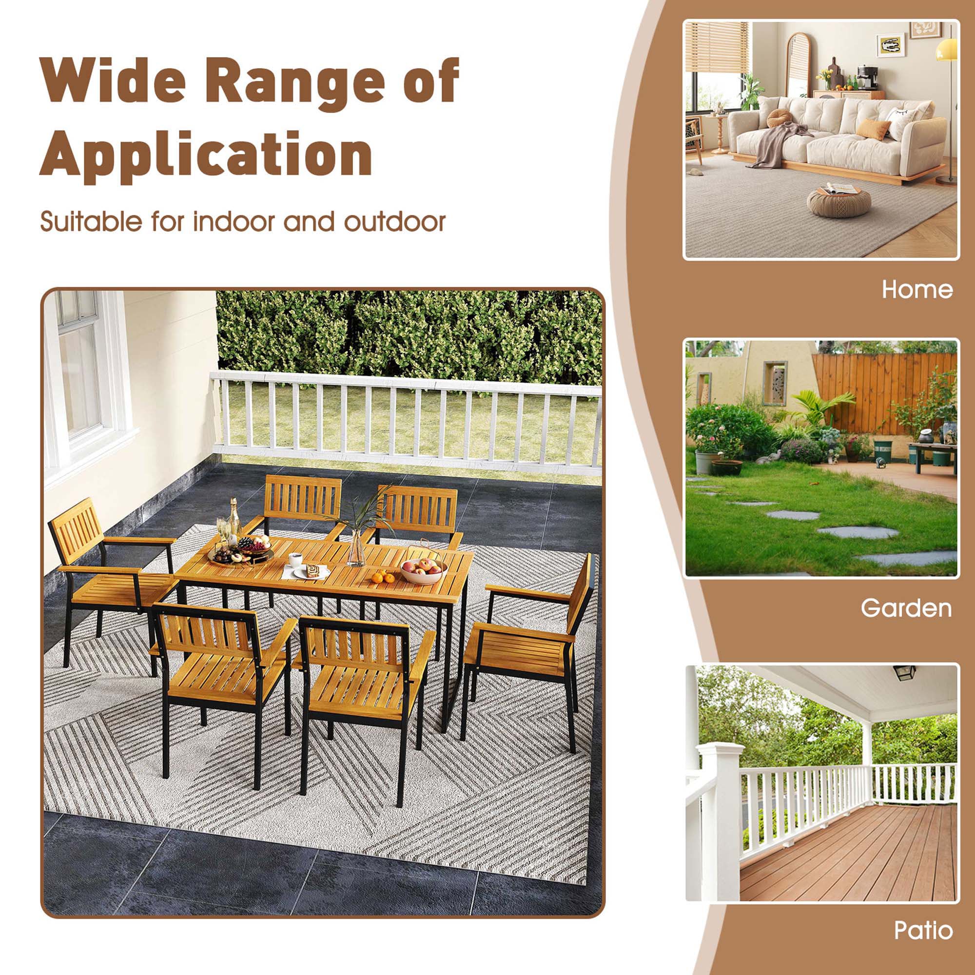 Costway HCST04171 Patio-Tables - View #5