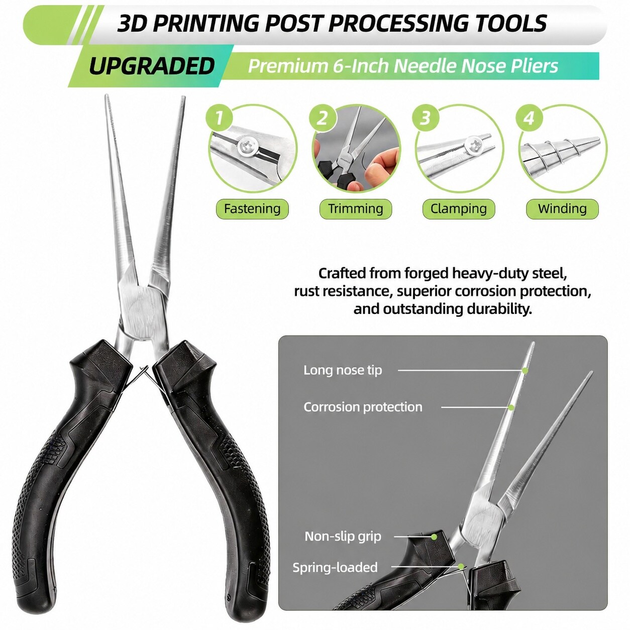 Etokfoks 3D Printer Tools Kit with Digital Caliper Hygrometer PTFE Tube ...